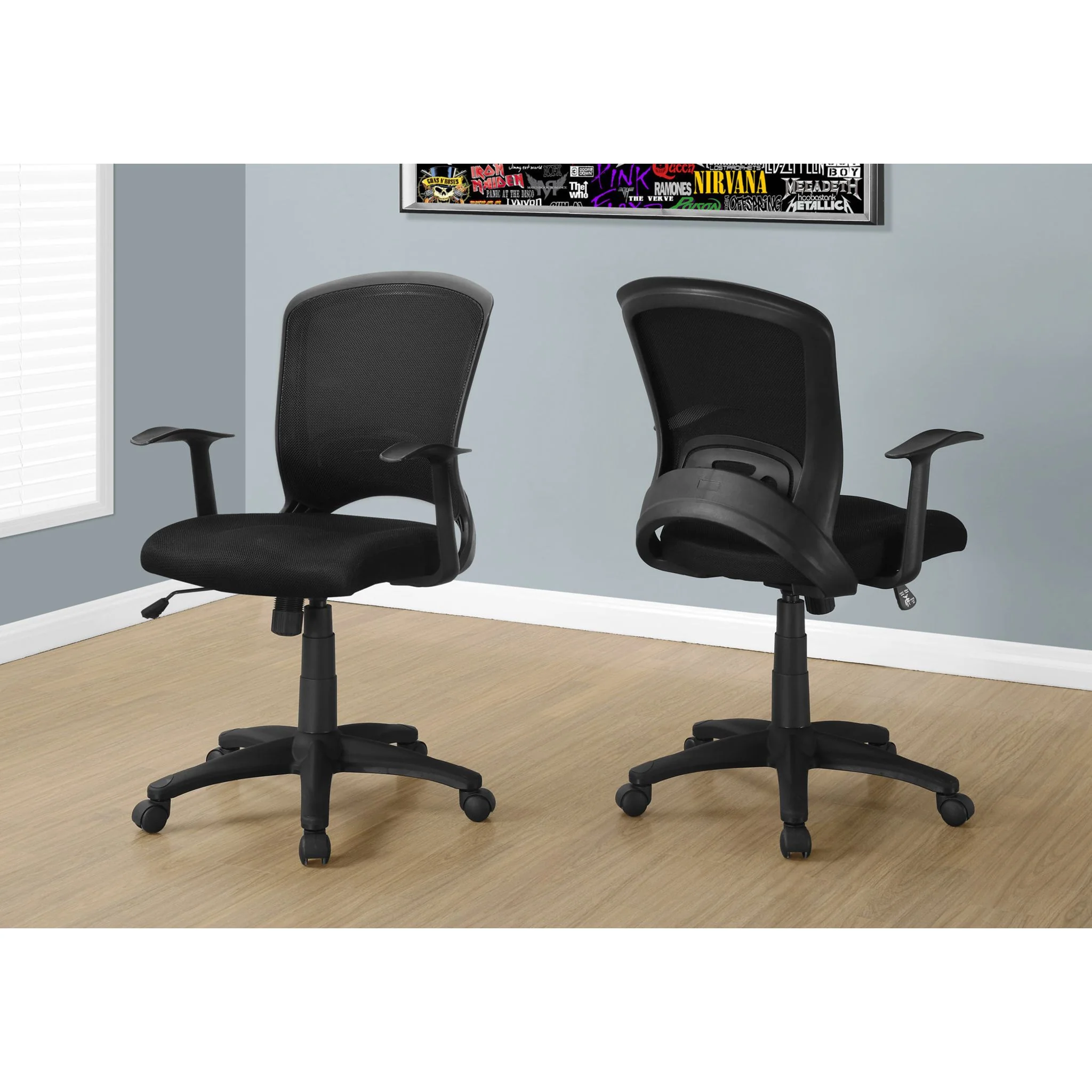 Mesh Office Chair - Black - Image 10