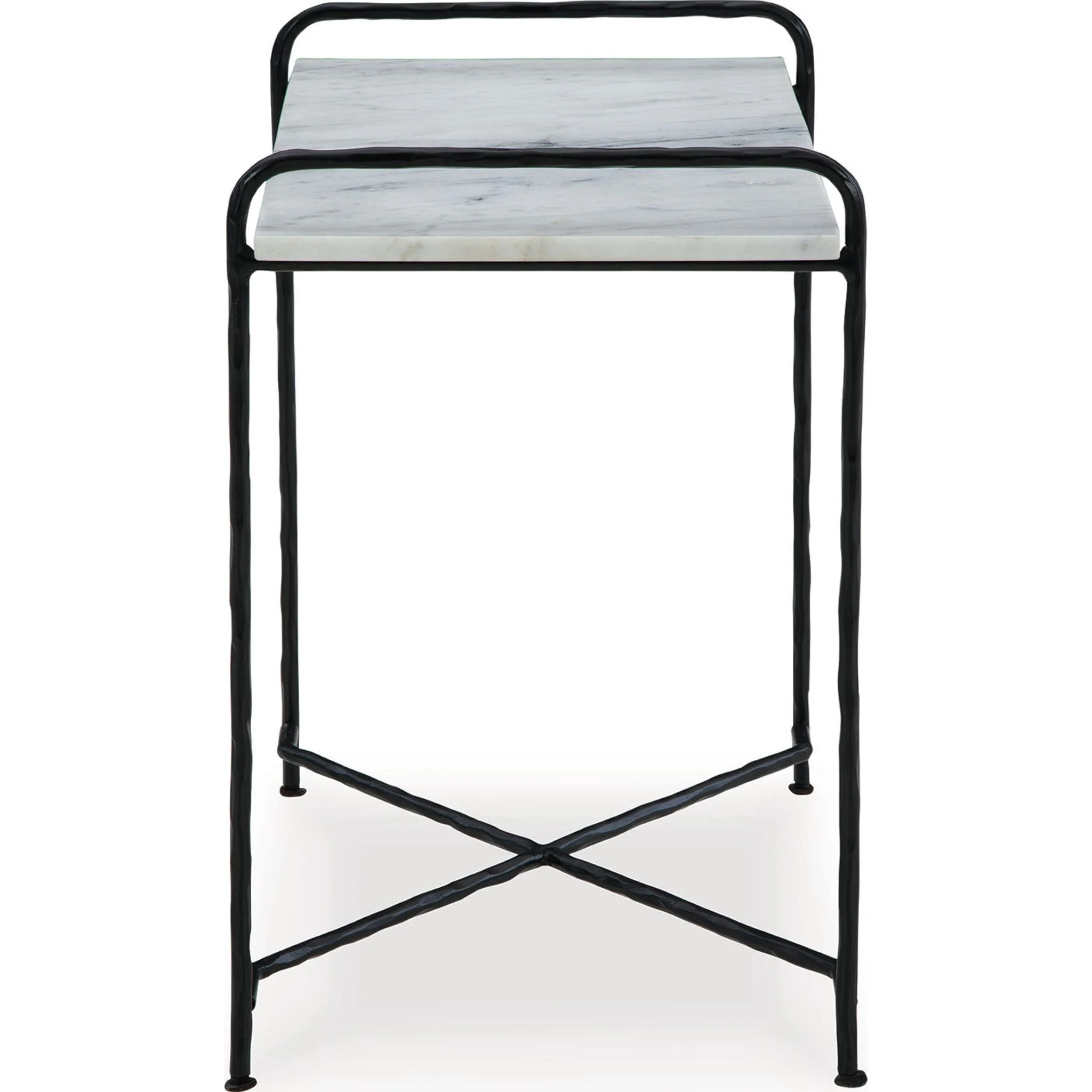 Ashber Accent Table - White/Black - Image 12