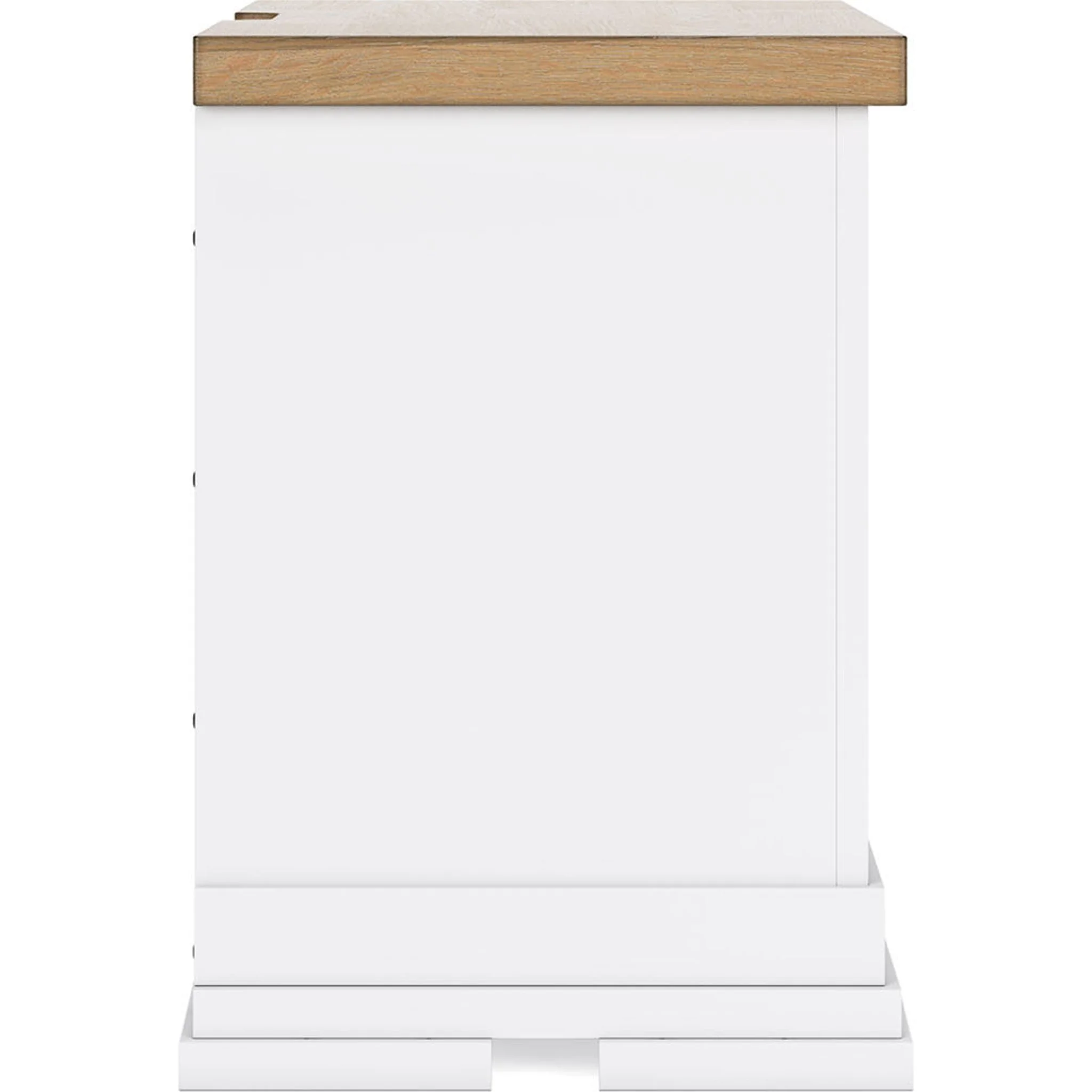 Ashbryn 6 Piece King Storage Bedroom - White/Natural - Image 25