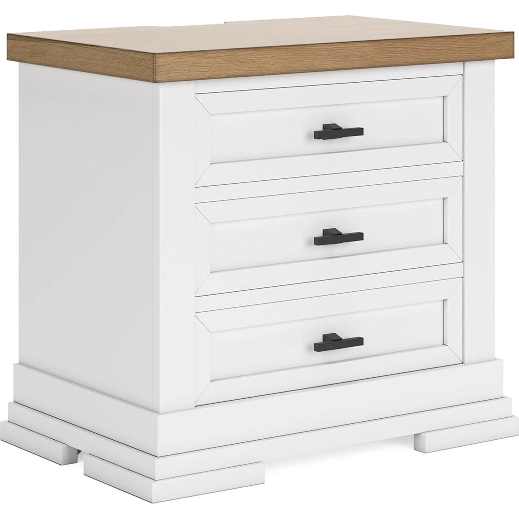 Ashbryn 6 Piece Queen Storage Bedroom - White/Natural - Image 19