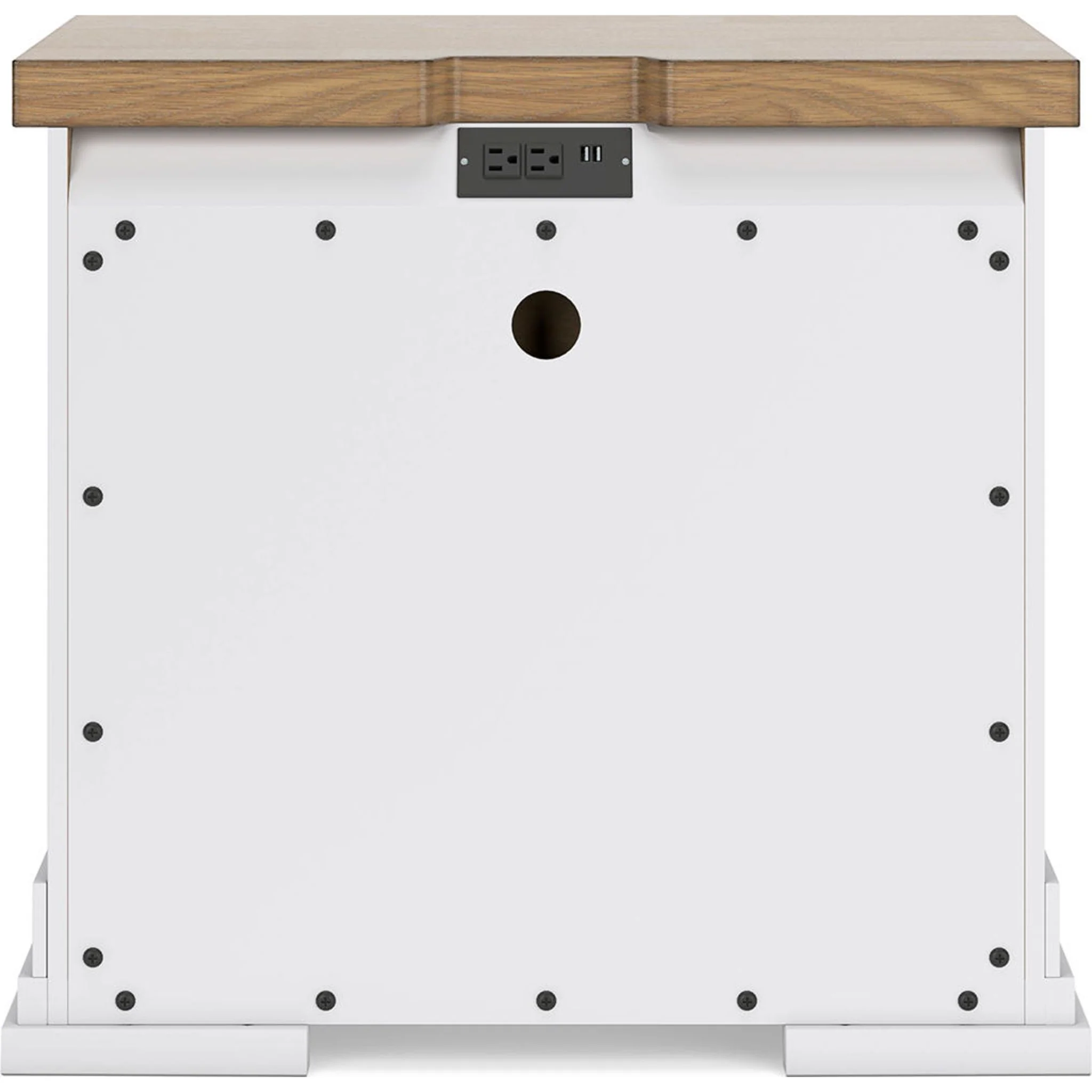 Ashbryn 6 Piece Queen Storage Bedroom - White/Natural - Image 21