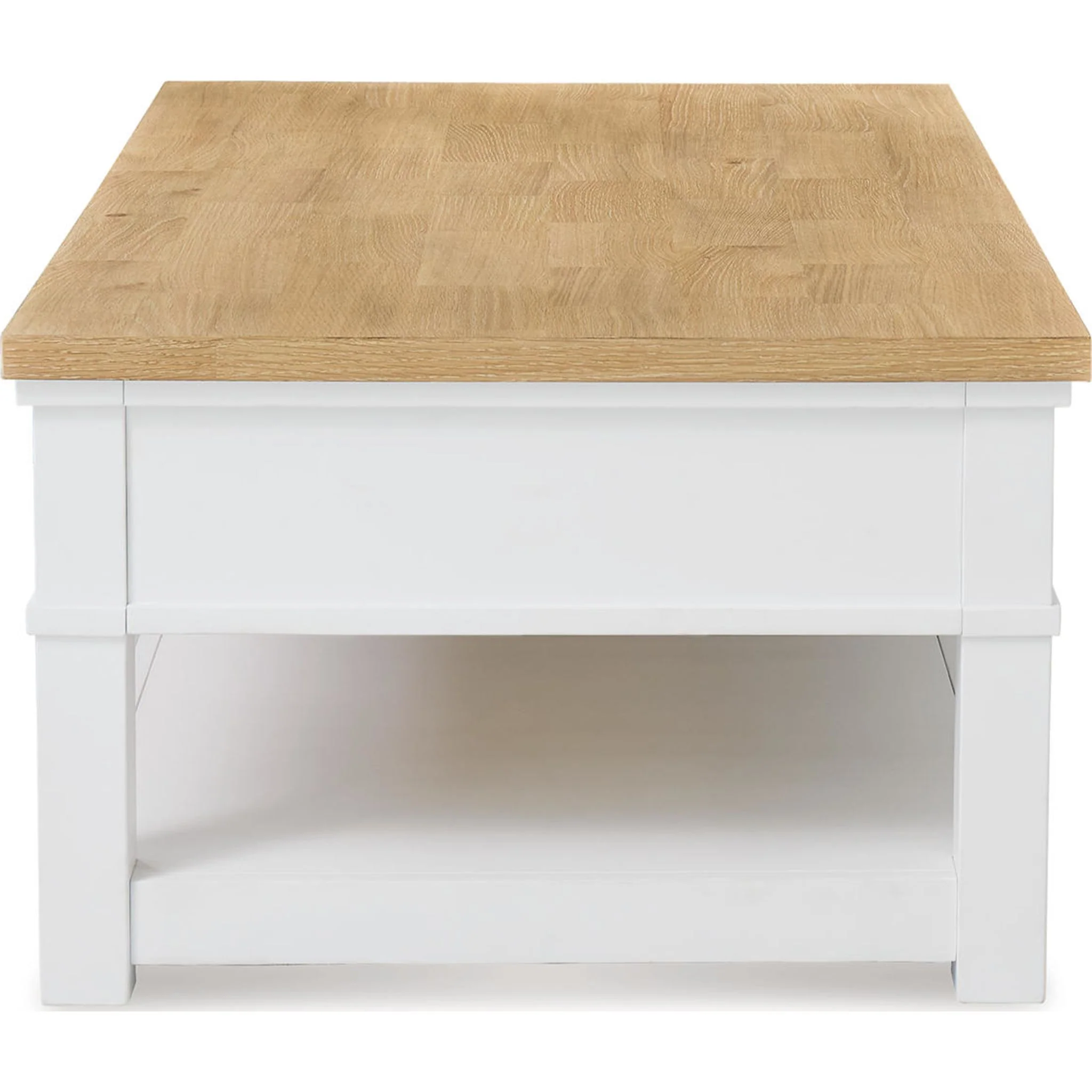 Ashbryn Coffee Table - White/Natural - Image 8