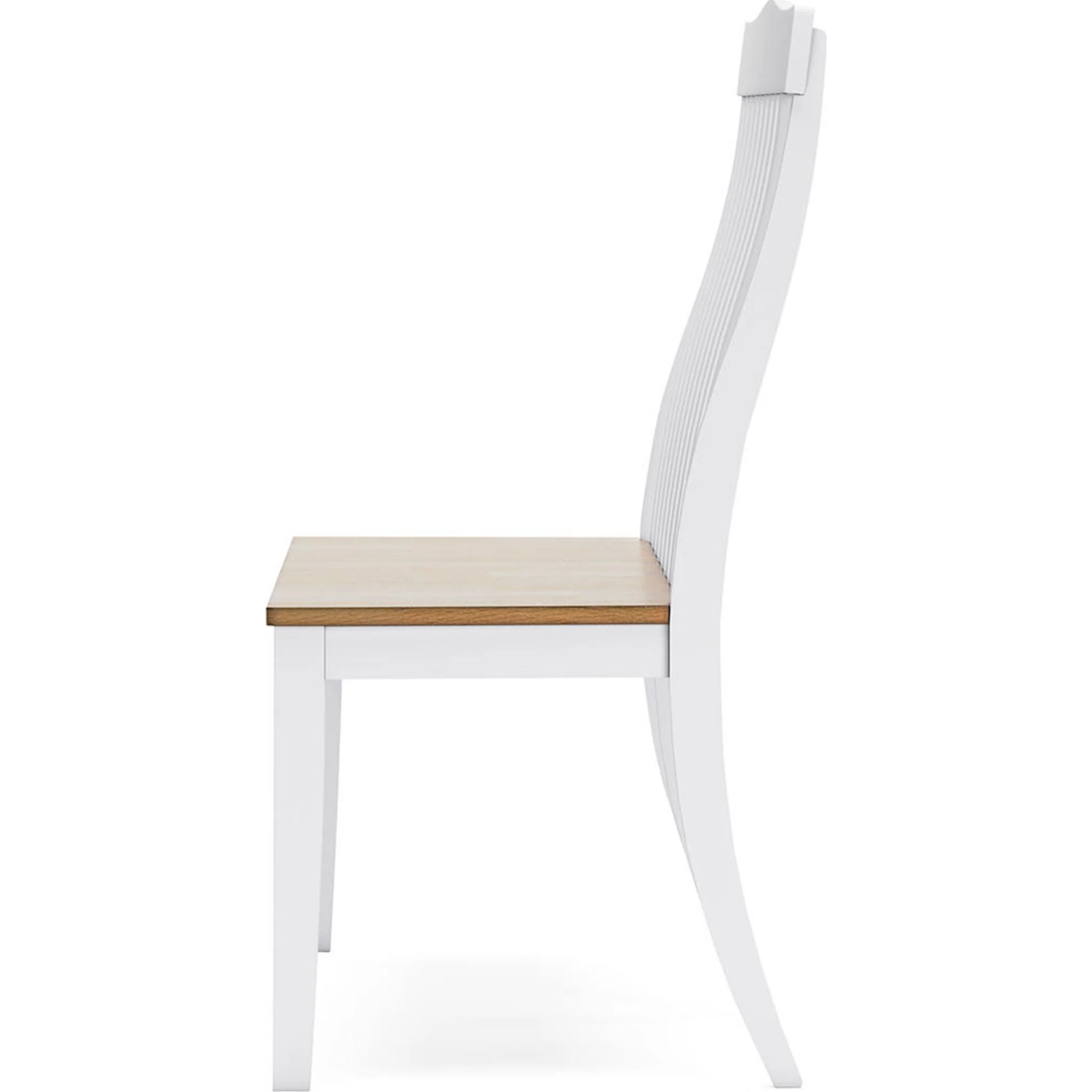 Ashbryn Dining Bench - White/Natural - (D844-08) - Image 5