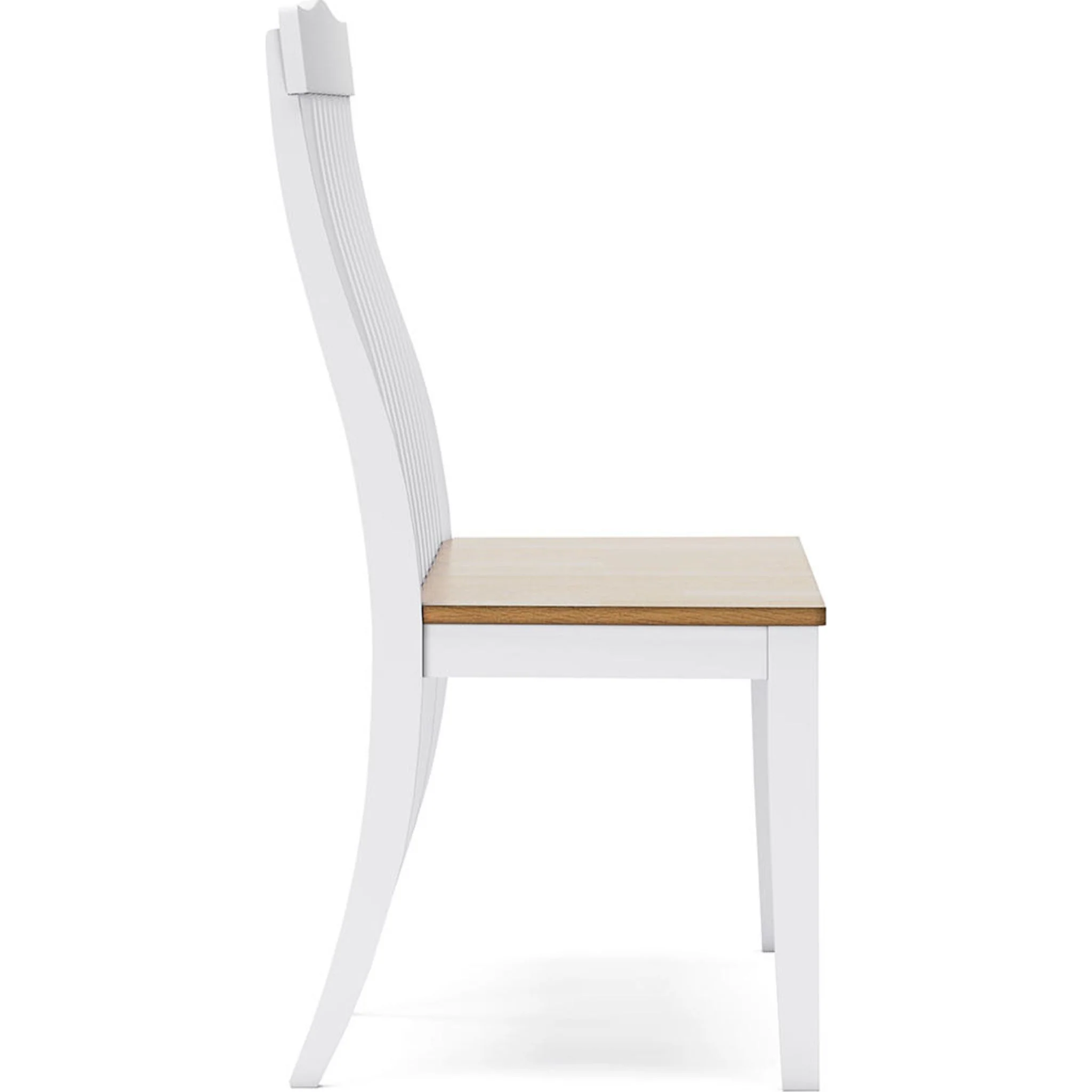 Ashbryn Dining Bench - White/Natural - (D844-08) - Image 7