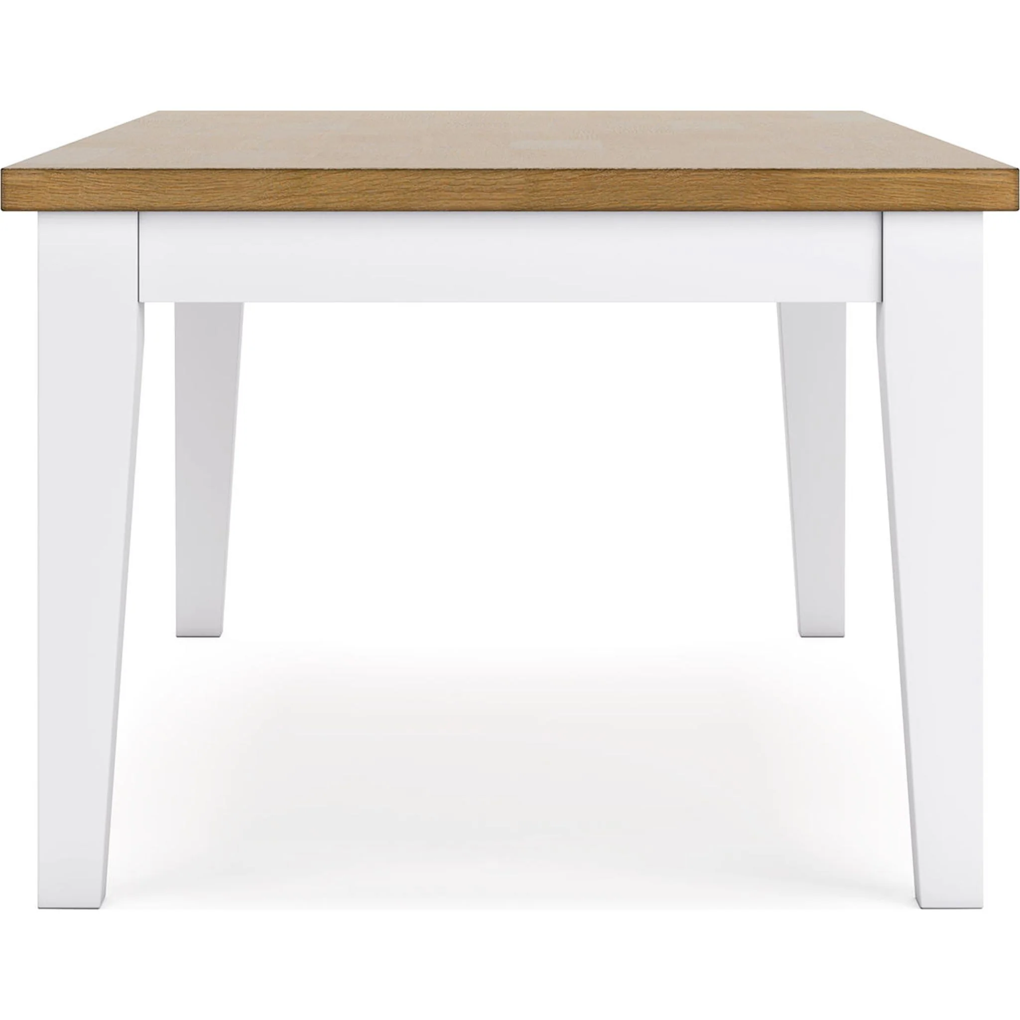 Ashbryn Dining Table - White/Natural - (D844-25) - Image 5