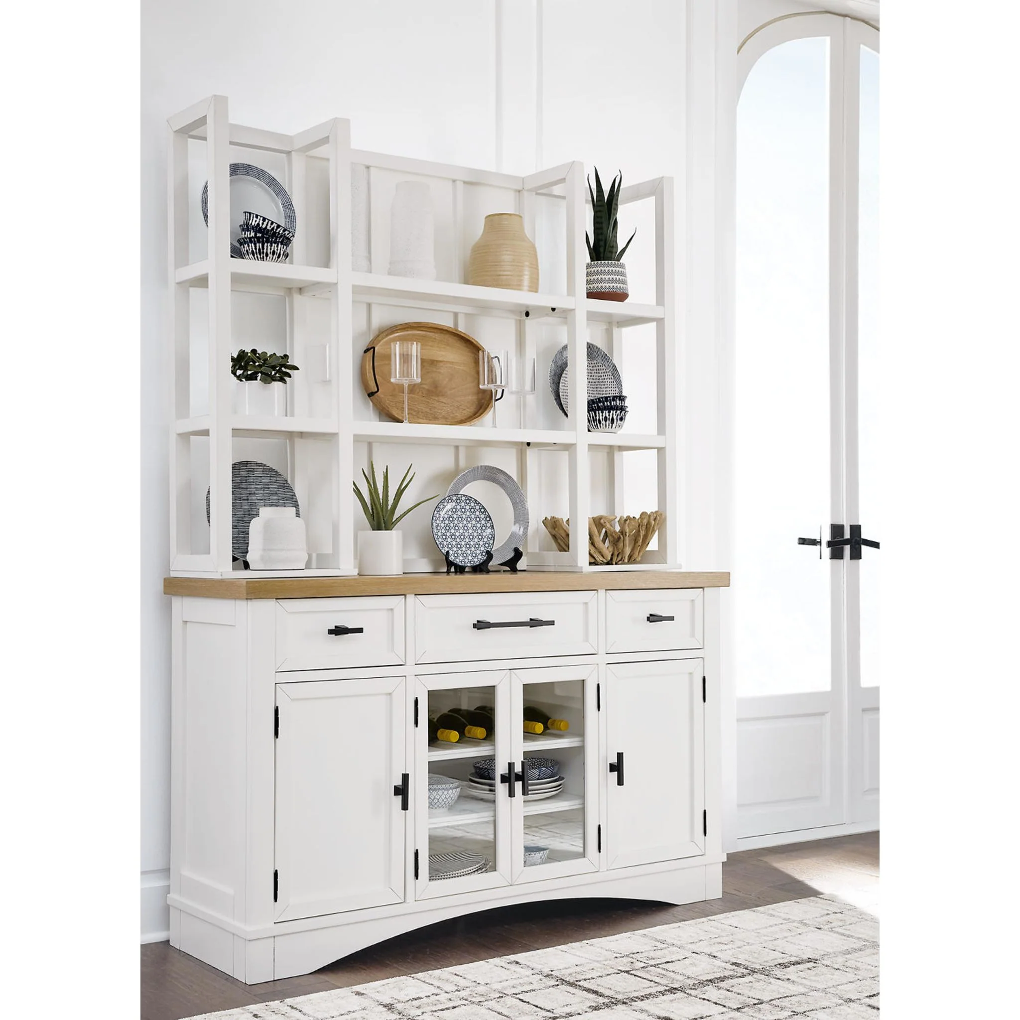 Ashbryn Hutch - White/Natural - (D844-61) - Image 10