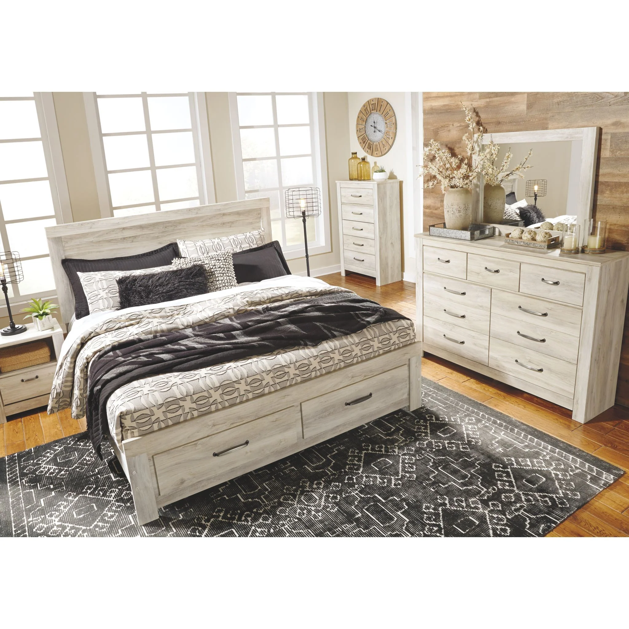 Bellaby Storage Bed - Whitewash - Image 8