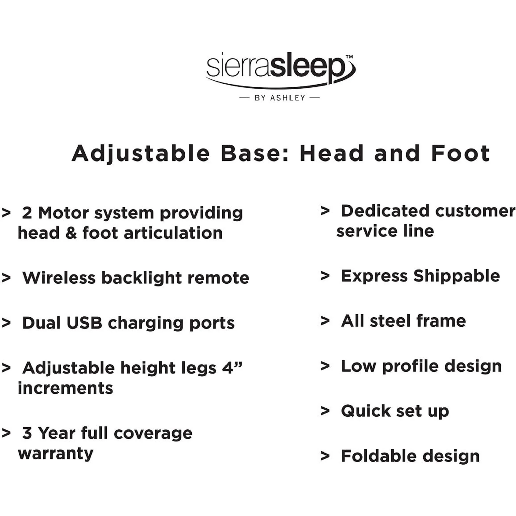 Ashley Sleep Good Lifestyle Adjustable Bed 15 inch - Image 14