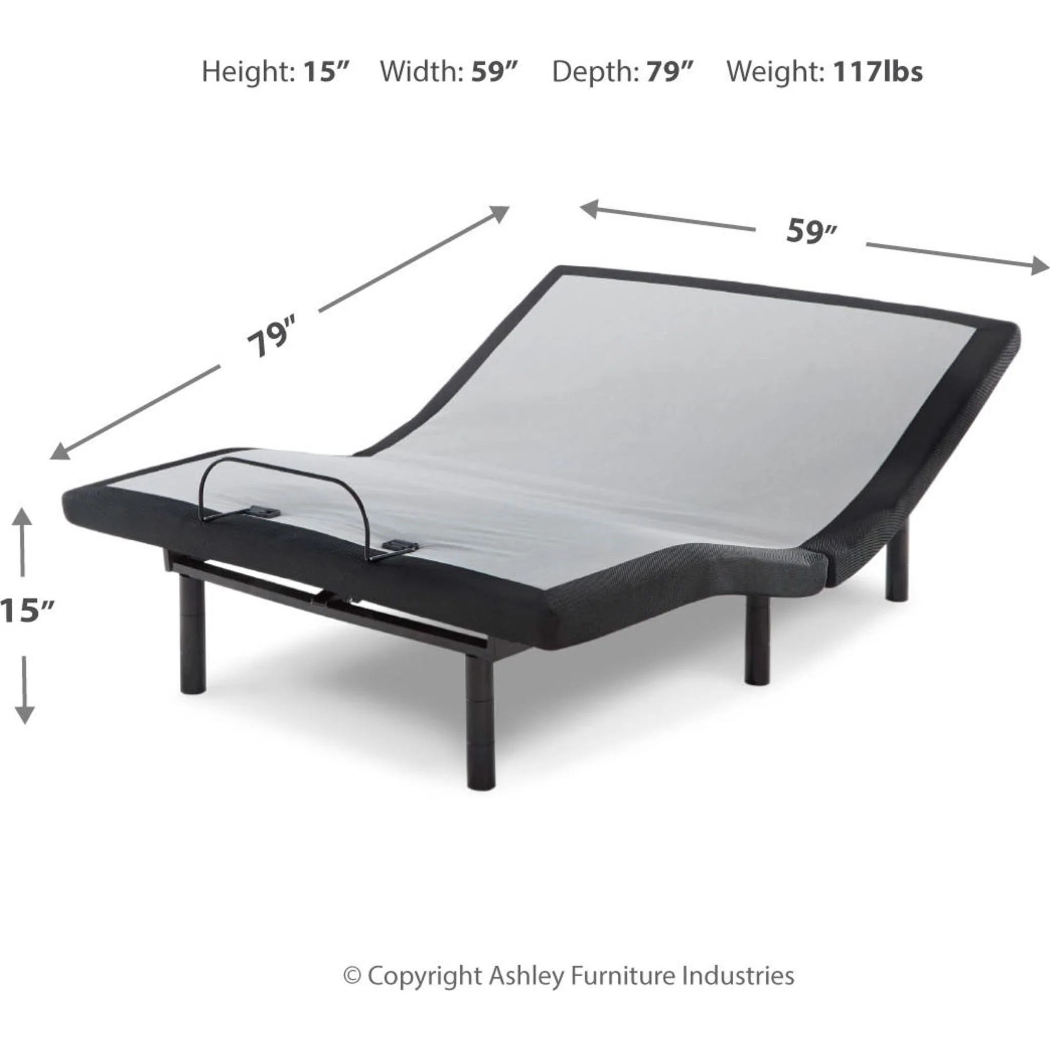 Ashley Sleep Good Lifestyle Adjustable Bed 15 inch - Image 7