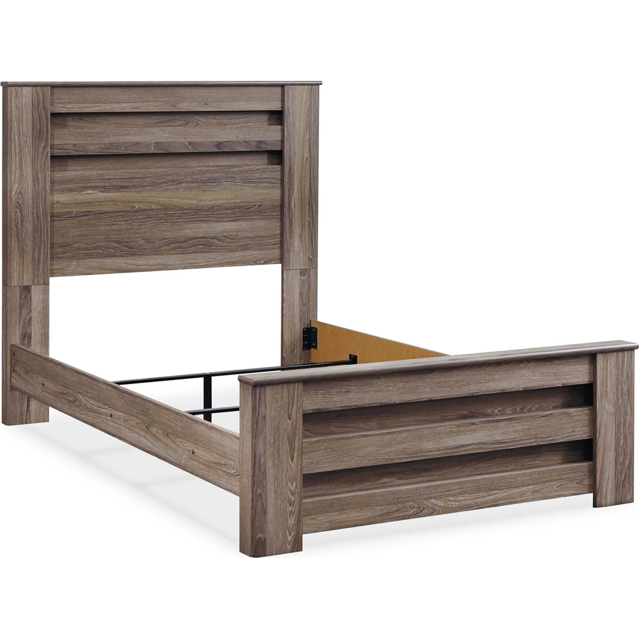 Zelen Full Panel Bed - Warm Gray - Image 11