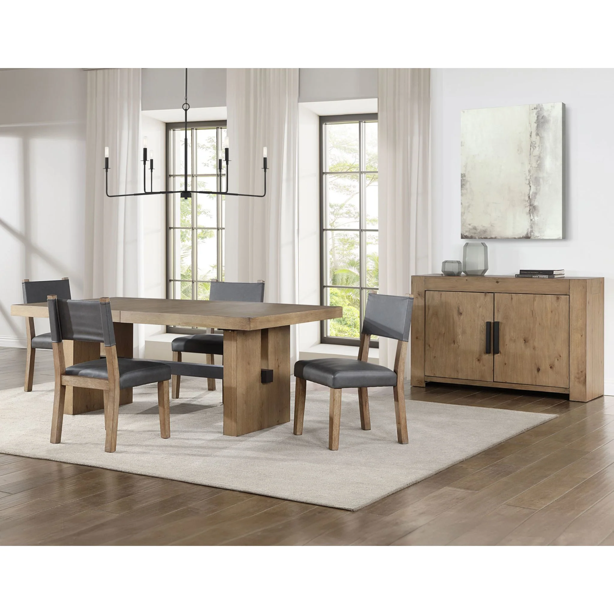 Aubrey Dining Server - Waxed Driftwood - (ABR500NSV) - Image 7