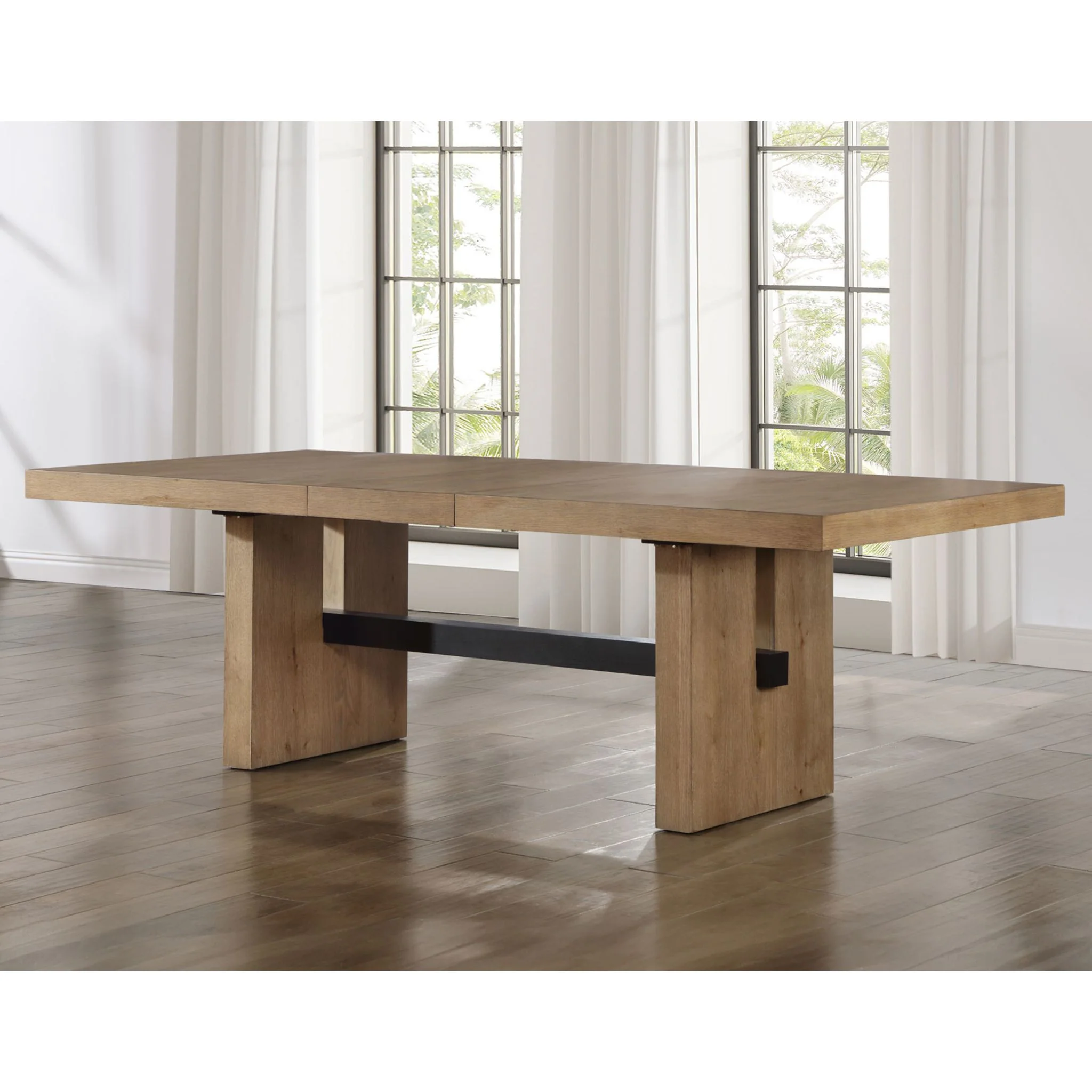 Aubrey Dining Table - Waxed Driftwood/Ebony - (1587706K) - Image 8