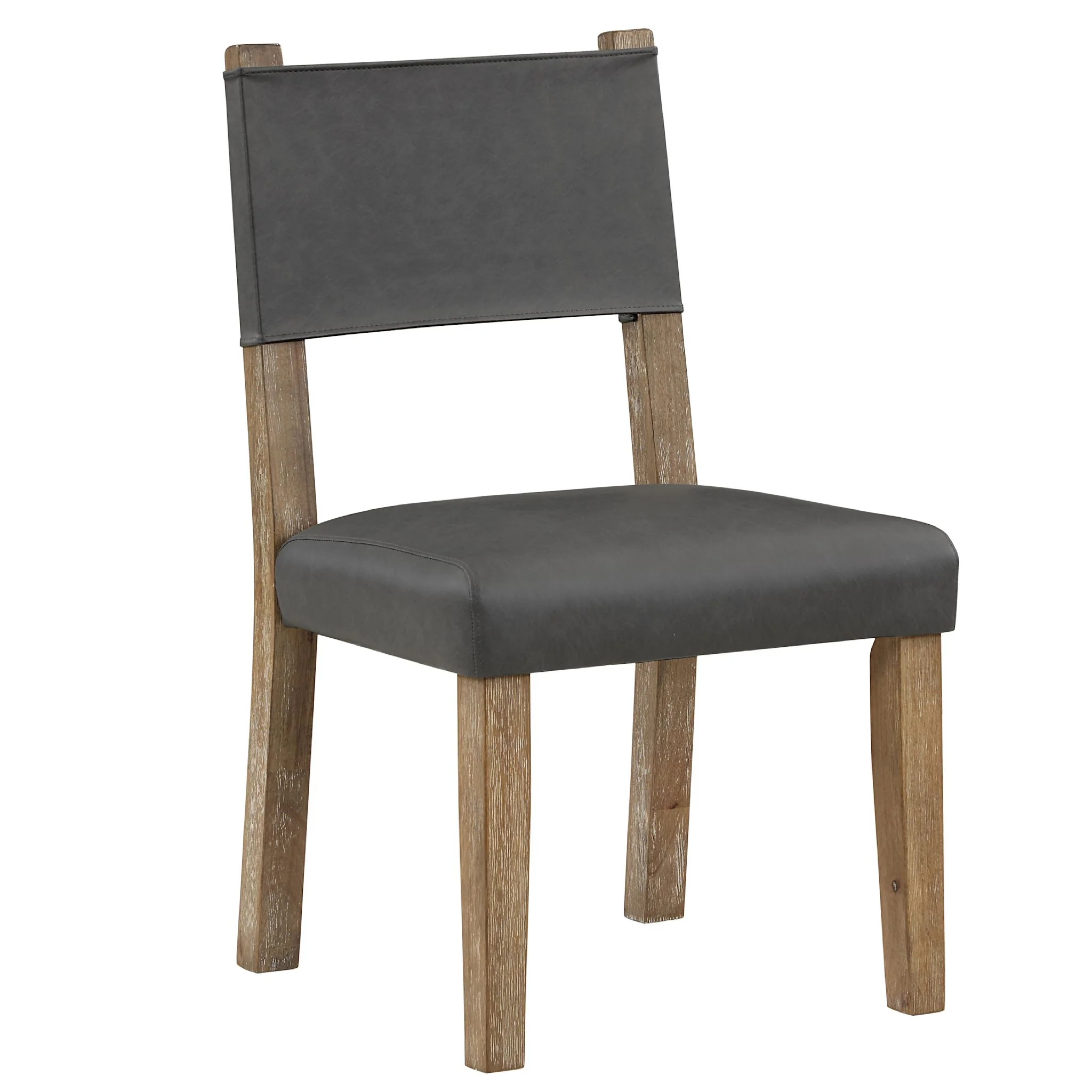 Aubrey Side Chair - Waxed Driftwood/Grey - (ABR500NS)