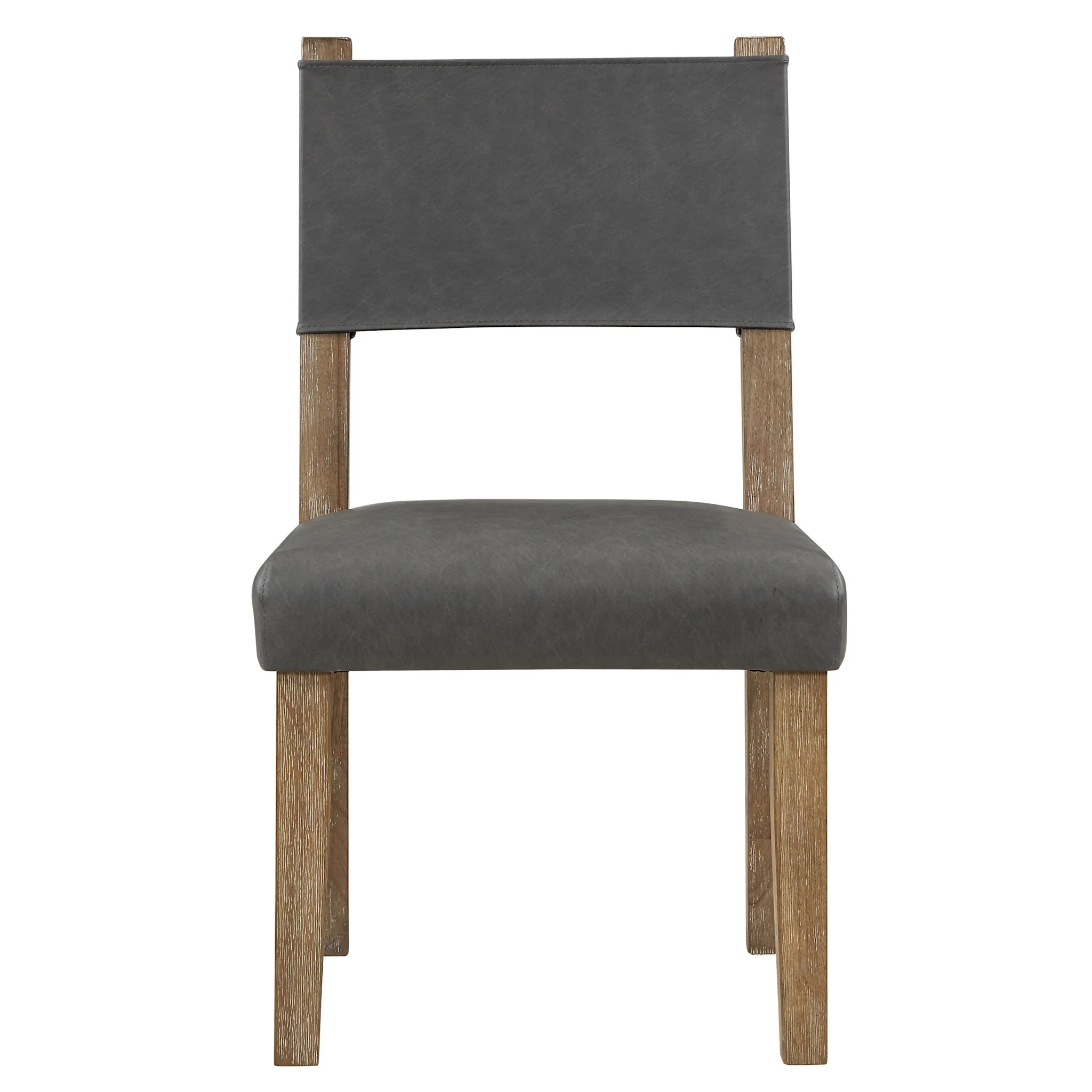 Aubrey Side Chair - Waxed Driftwood/Grey - (ABR500NS) - Image 3