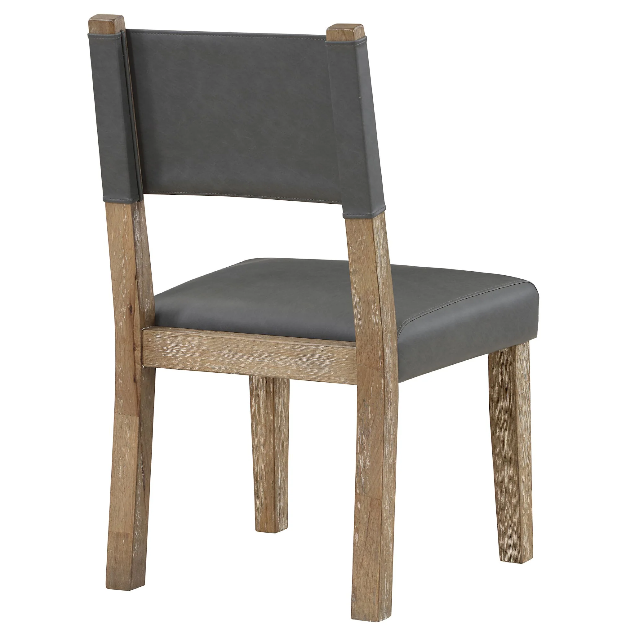 Aubrey Side Chair - Waxed Driftwood/Grey - (ABR500NS) - Image 4
