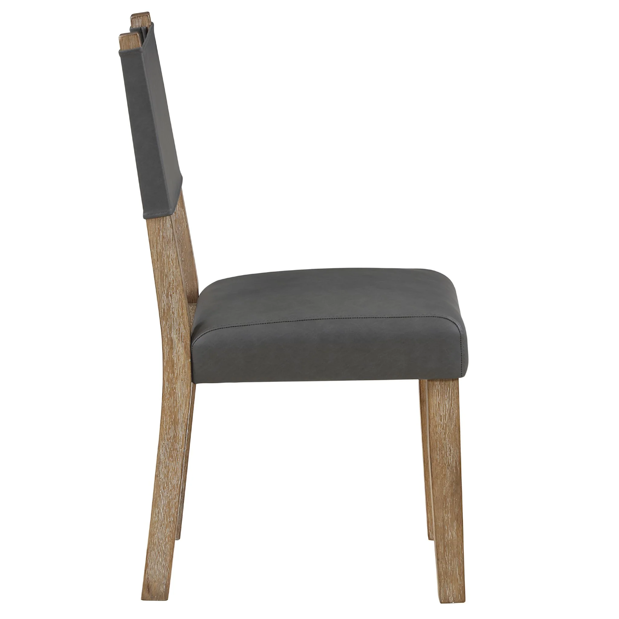 Aubrey Side Chair - Waxed Driftwood/Grey - (ABR500NS) - Image 5