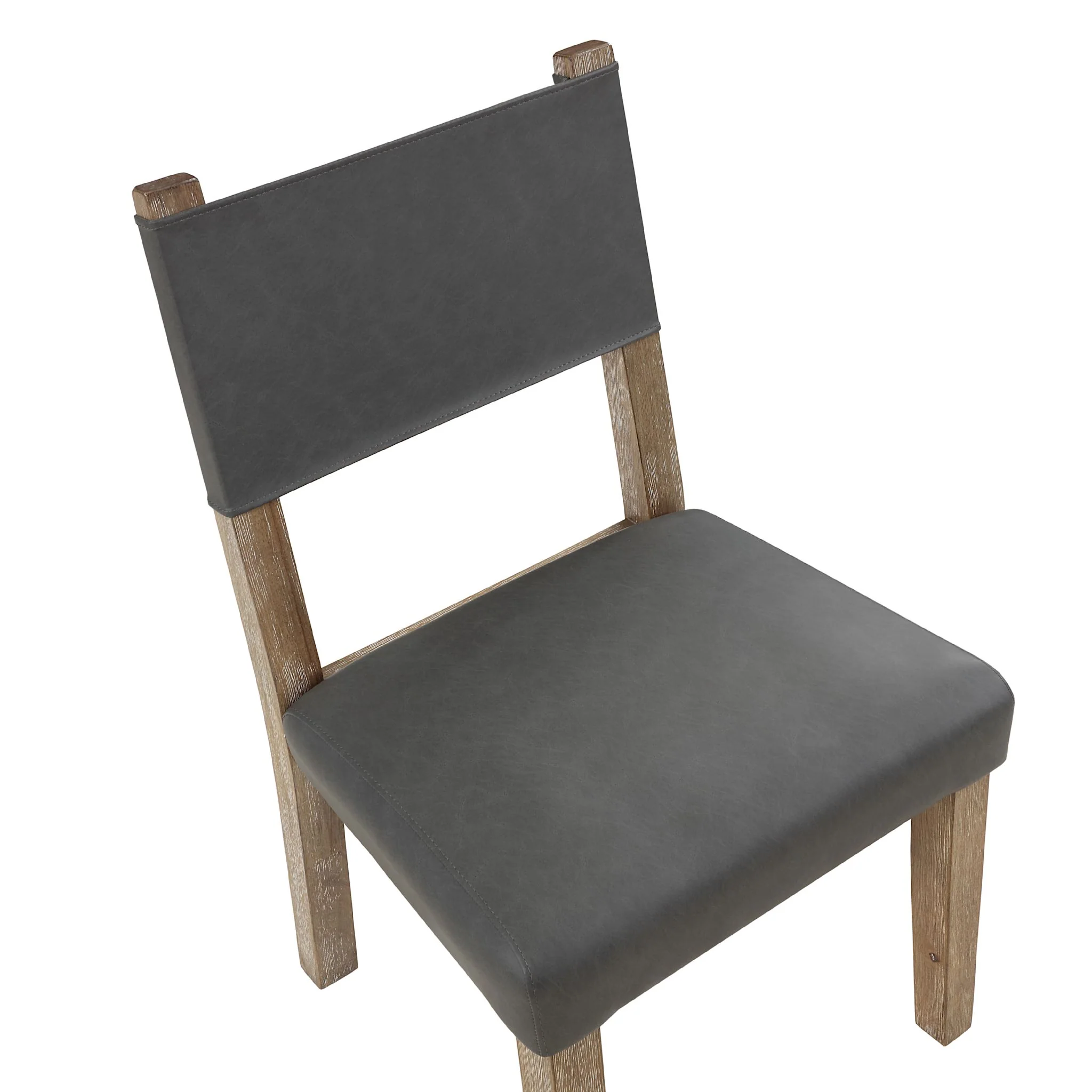 Aubrey Side Chair - Waxed Driftwood/Grey - (ABR500NS) - Image 6