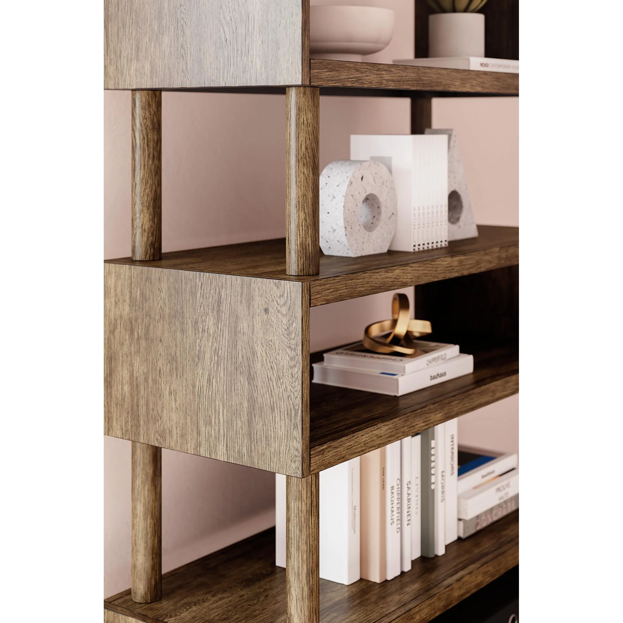 Austanny Bookcase - Warm Brown - Image 5