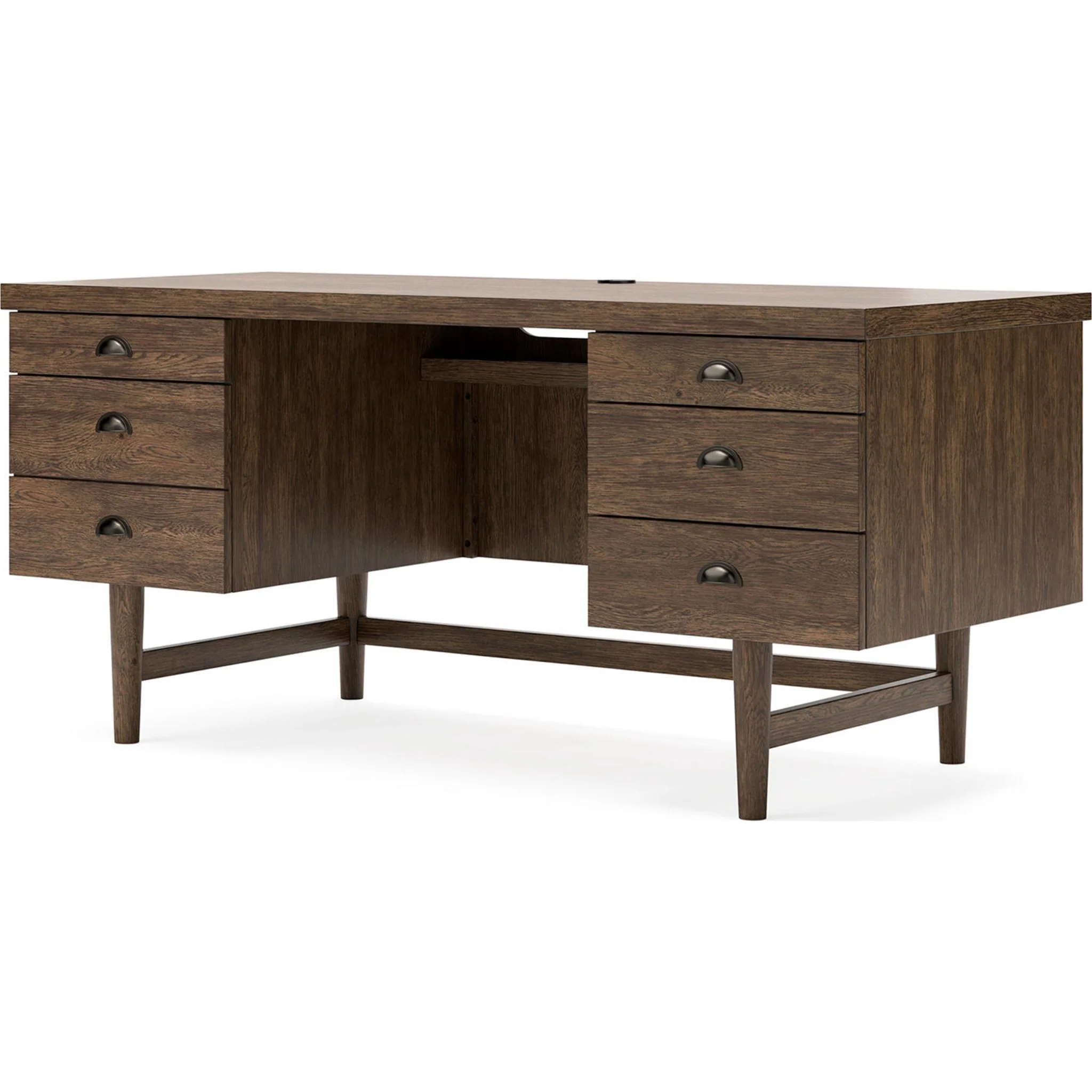 Austanny Desk - Warm Brown - Image 2