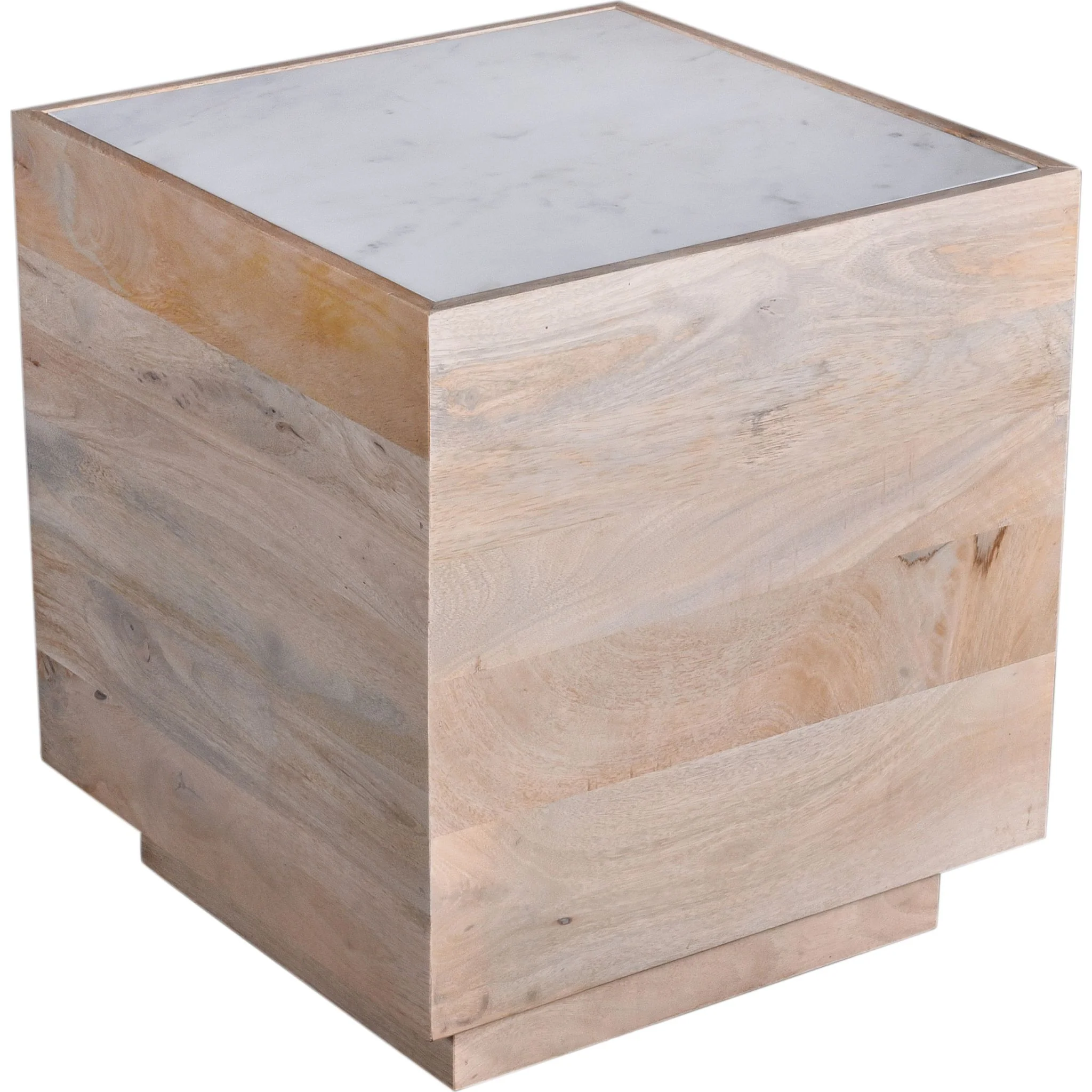 Avani End Table - White Marble - Image 2