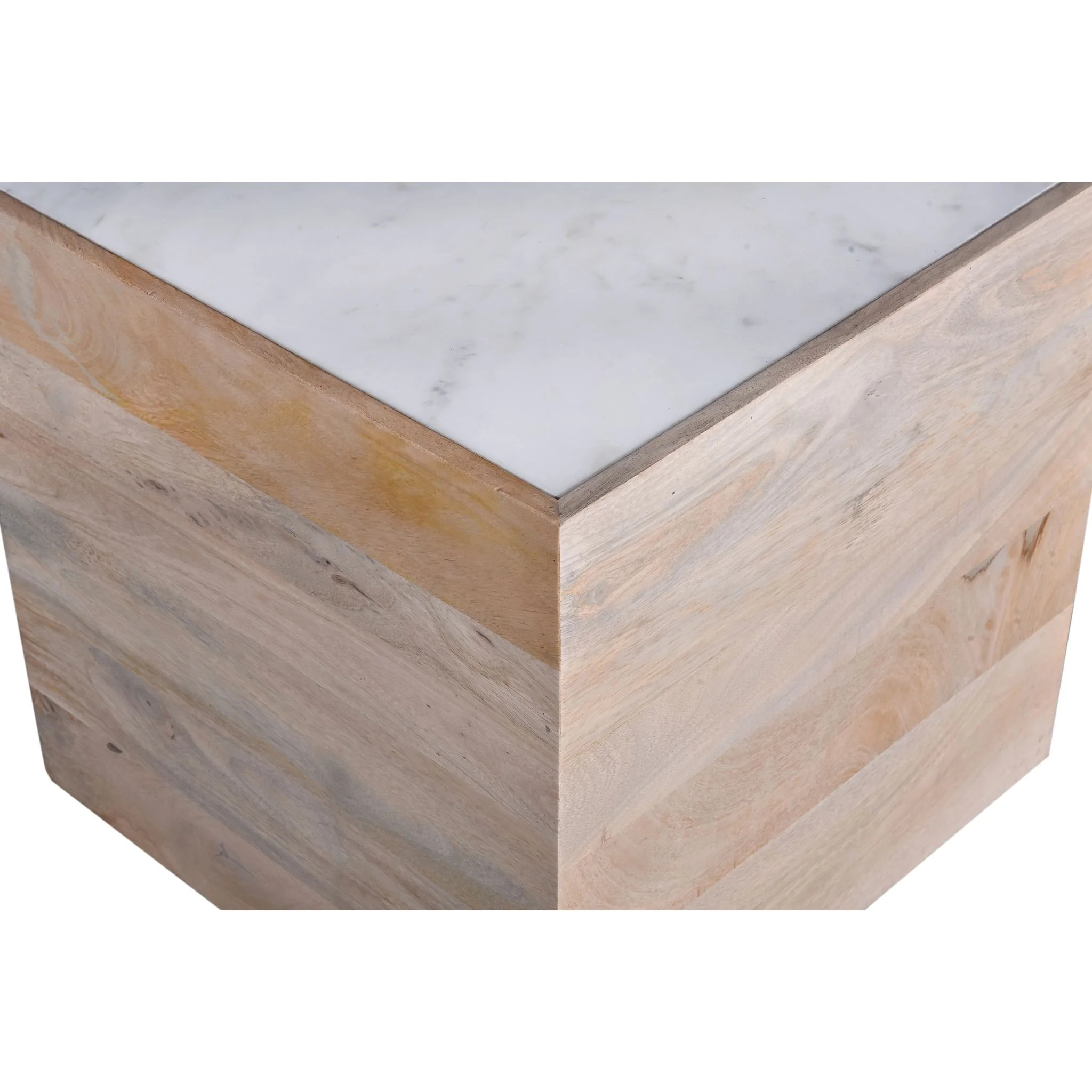 Avani End Table - White Marble - Image 4