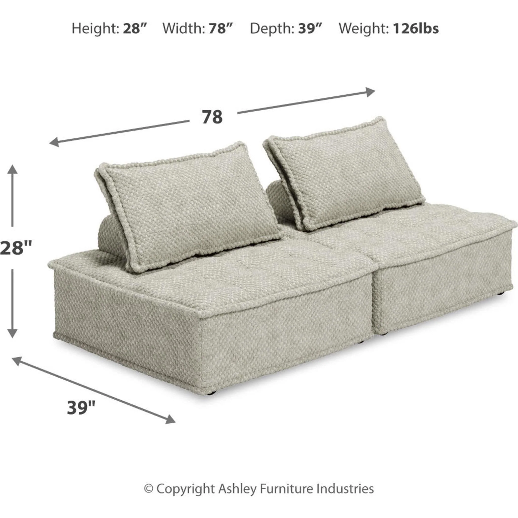 Bales 2 Piece Modular Sectional - Image 16