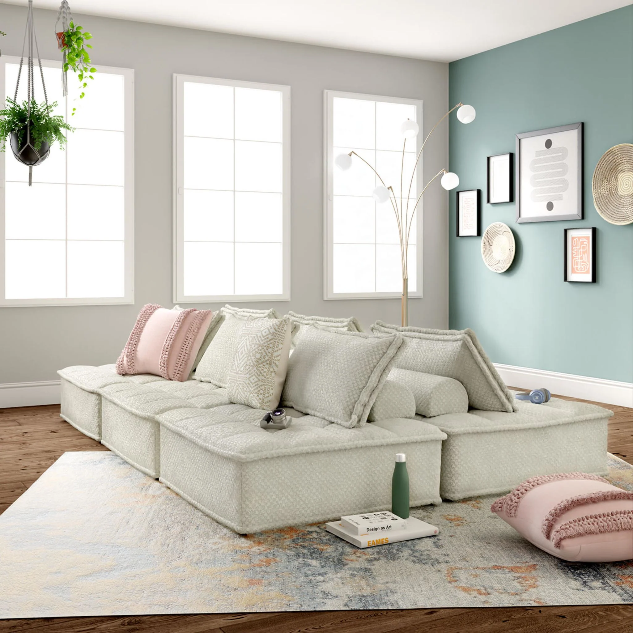 Bales 6 Piece Modular Sectional - Image 14