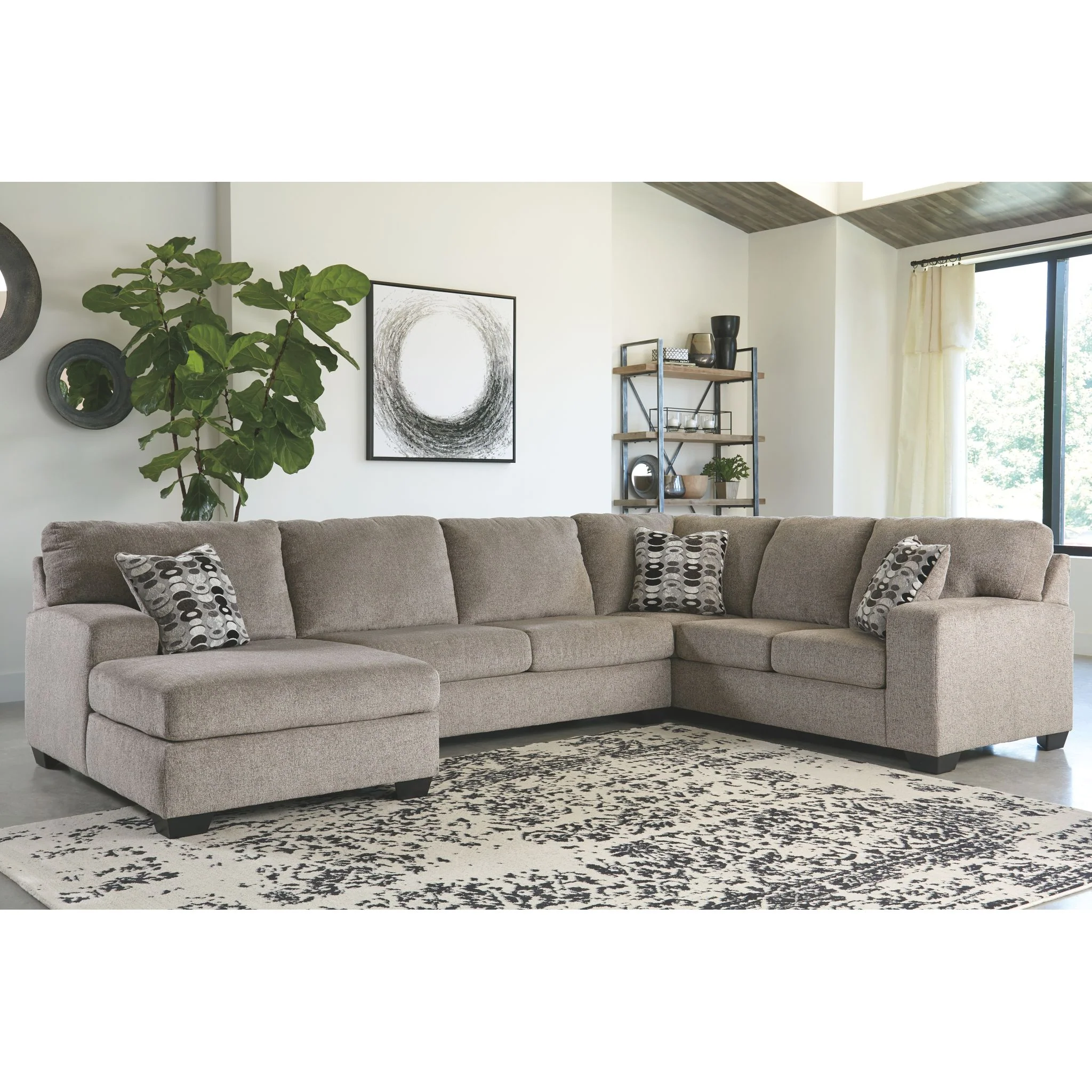 Ballinasloe 3 Piece Sectional with Chaise - Image 2