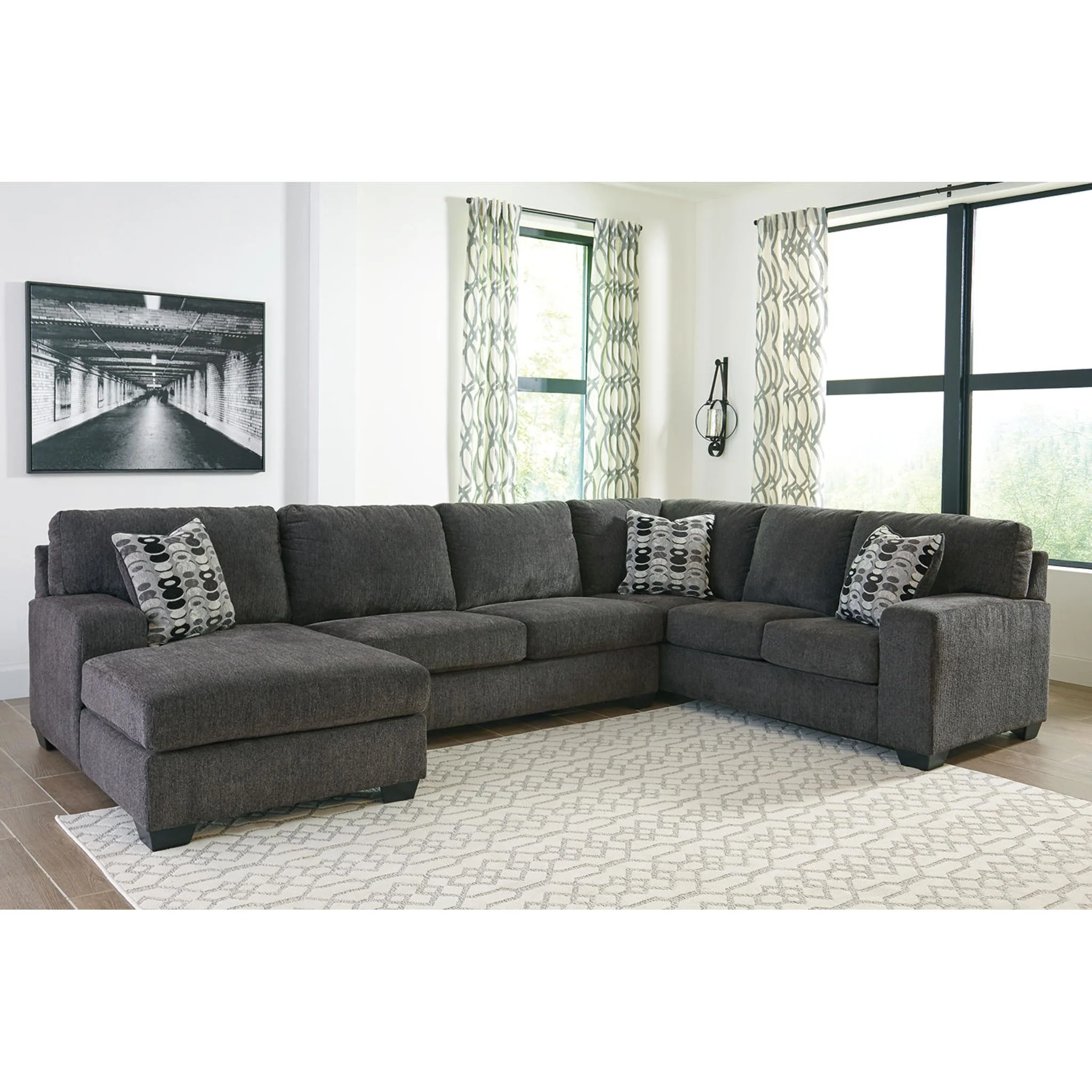 Ballinasloe 3 Piece Sectional with Chaise - Image 8