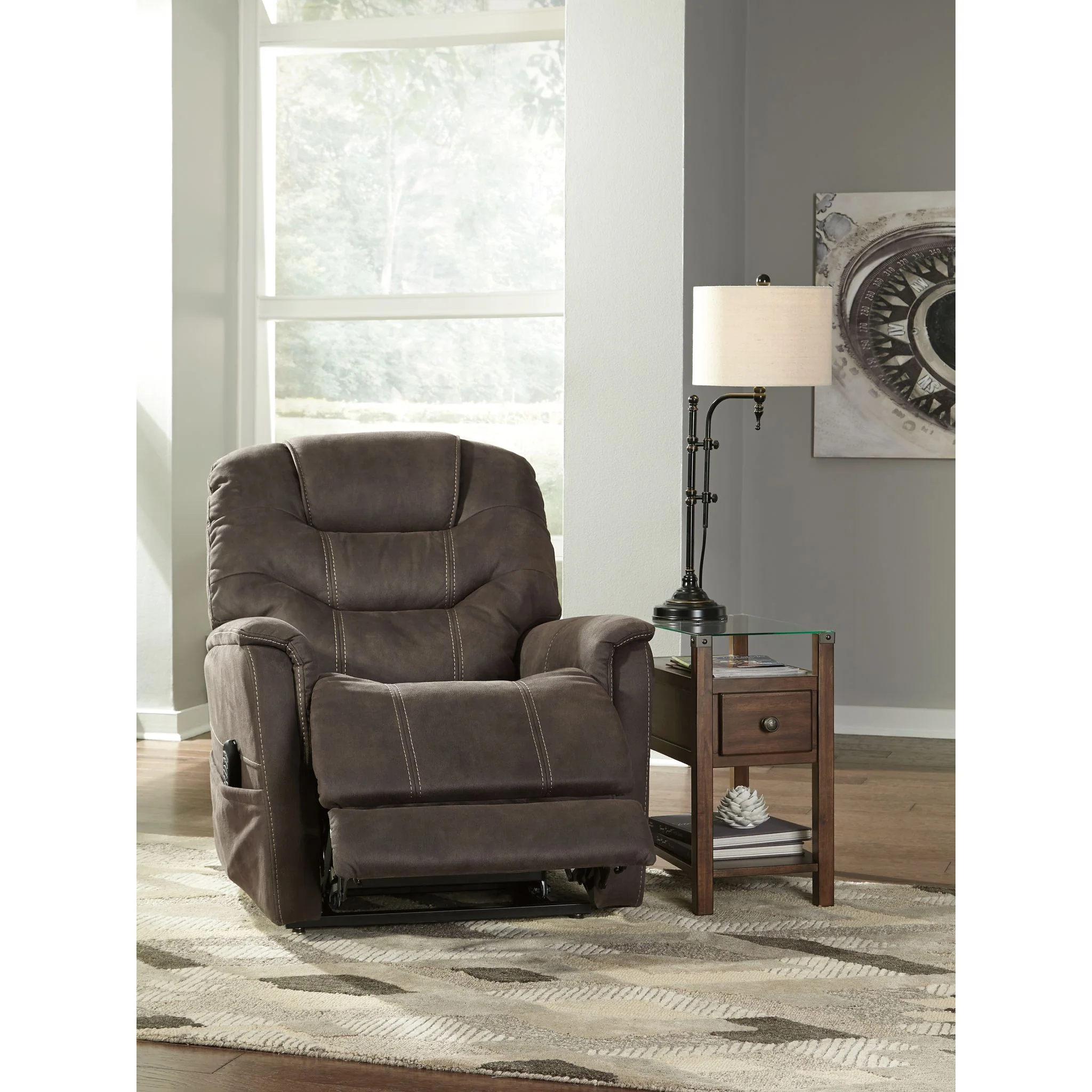 Ballister Power Lift Recliner - Espresso - Image 2
