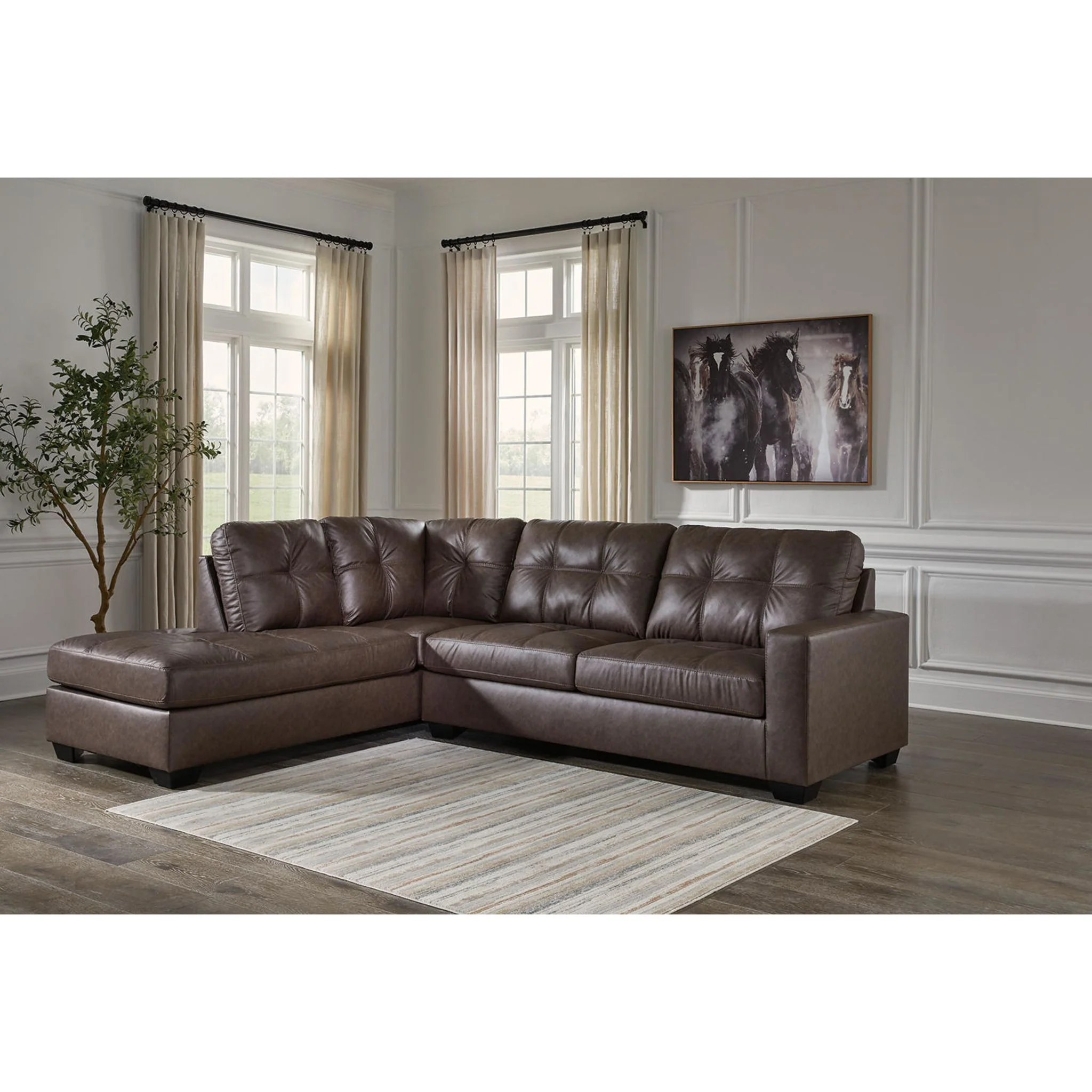 Barlin Mills 2 Piece Sectional with Chaise - Image 2