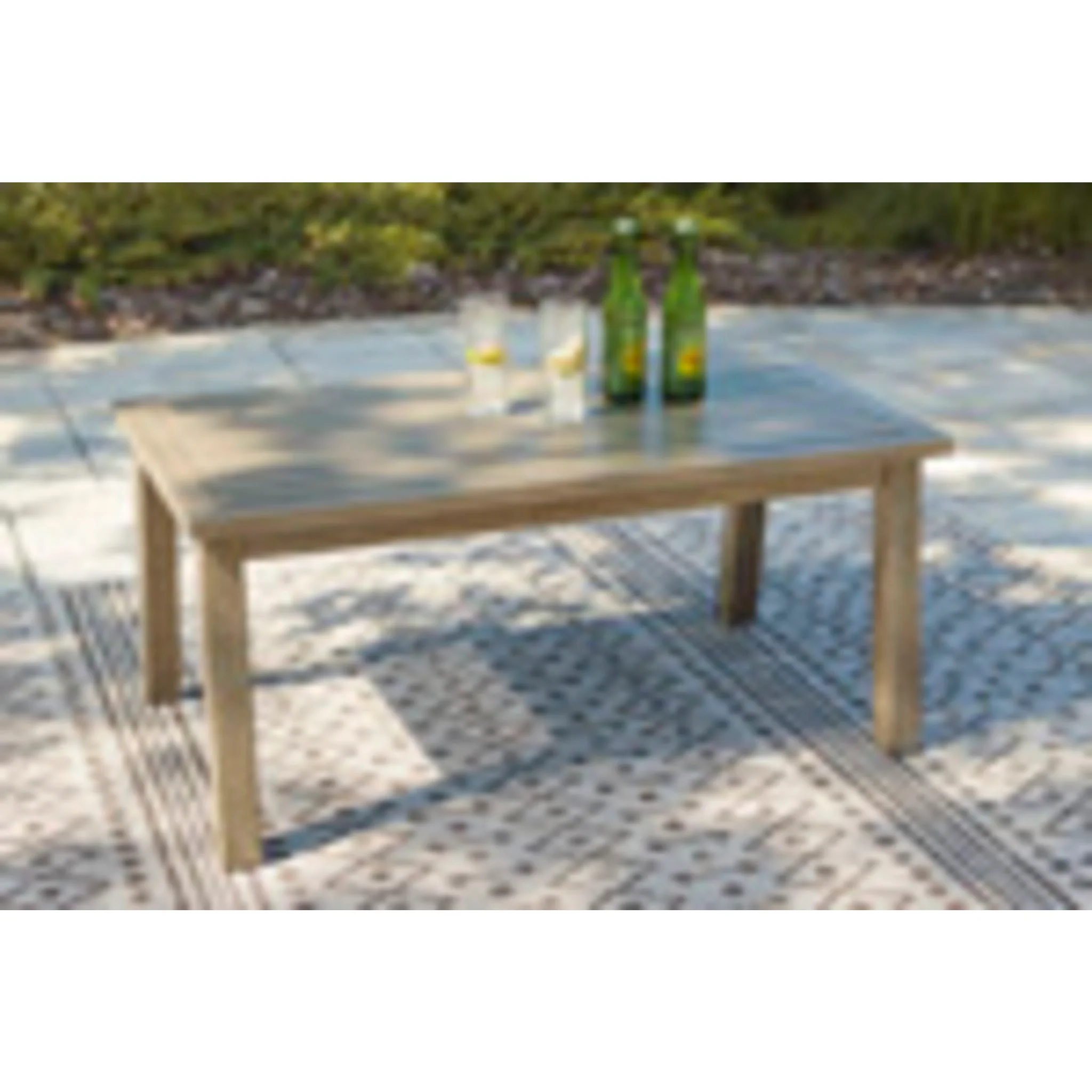 Barn Cove Outdoor Coffee Table - Brown - Image 4