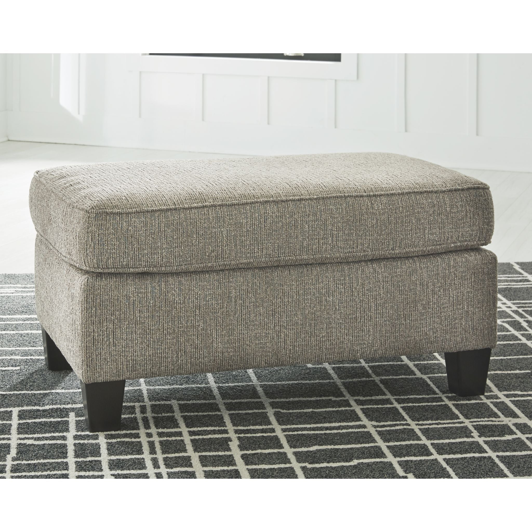 Barnesley Ottoman - Platinum - Image 6
