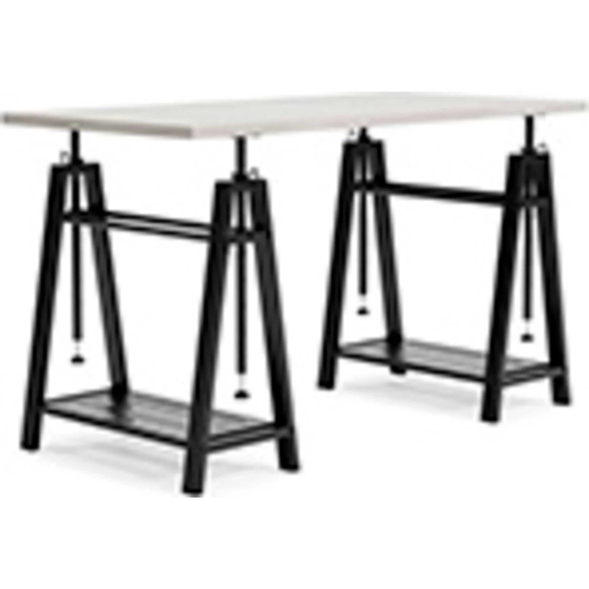 Bayflynn Adjustable Height Desk - White/Black - Image 4