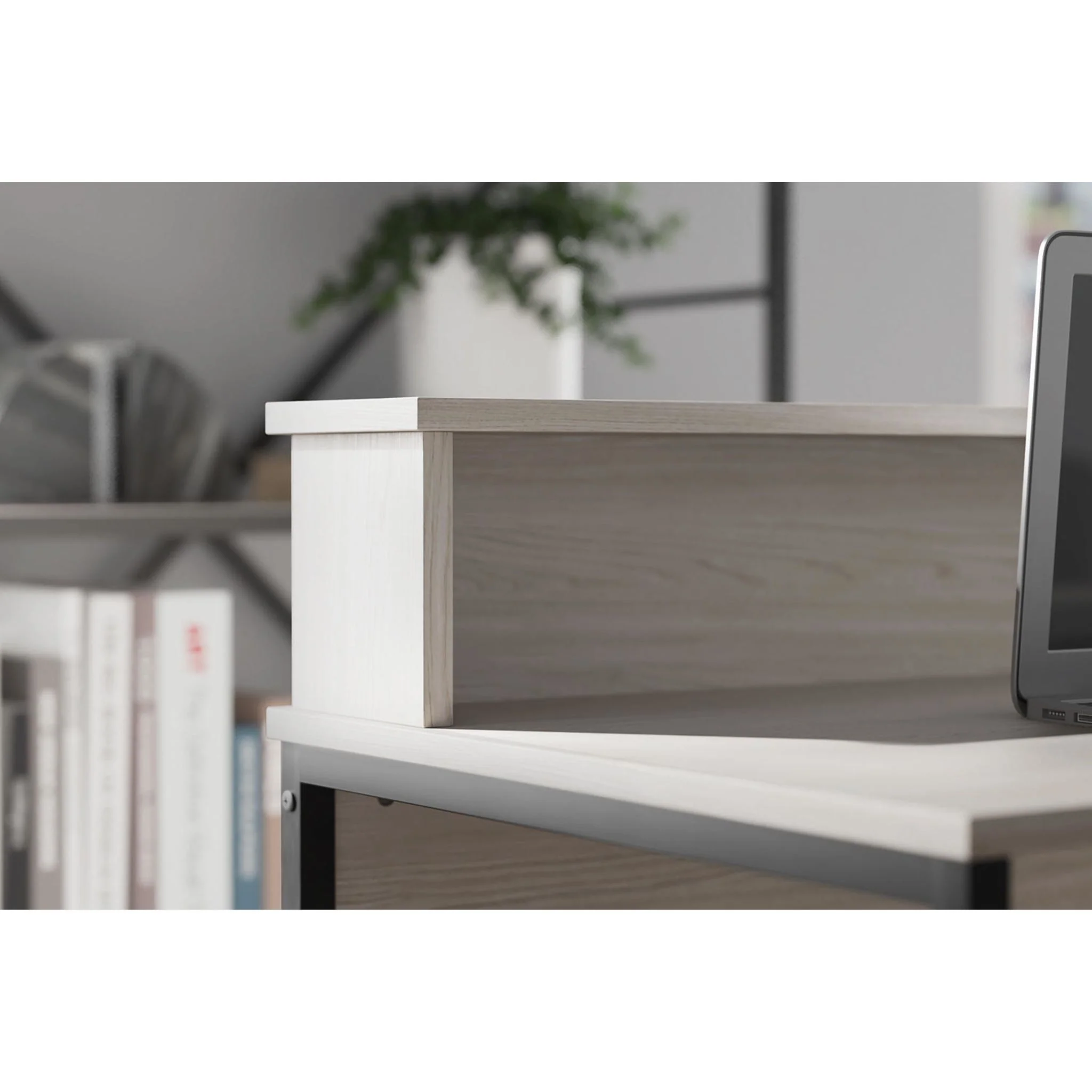 Bayflynn Desk - White/Black - Image 6
