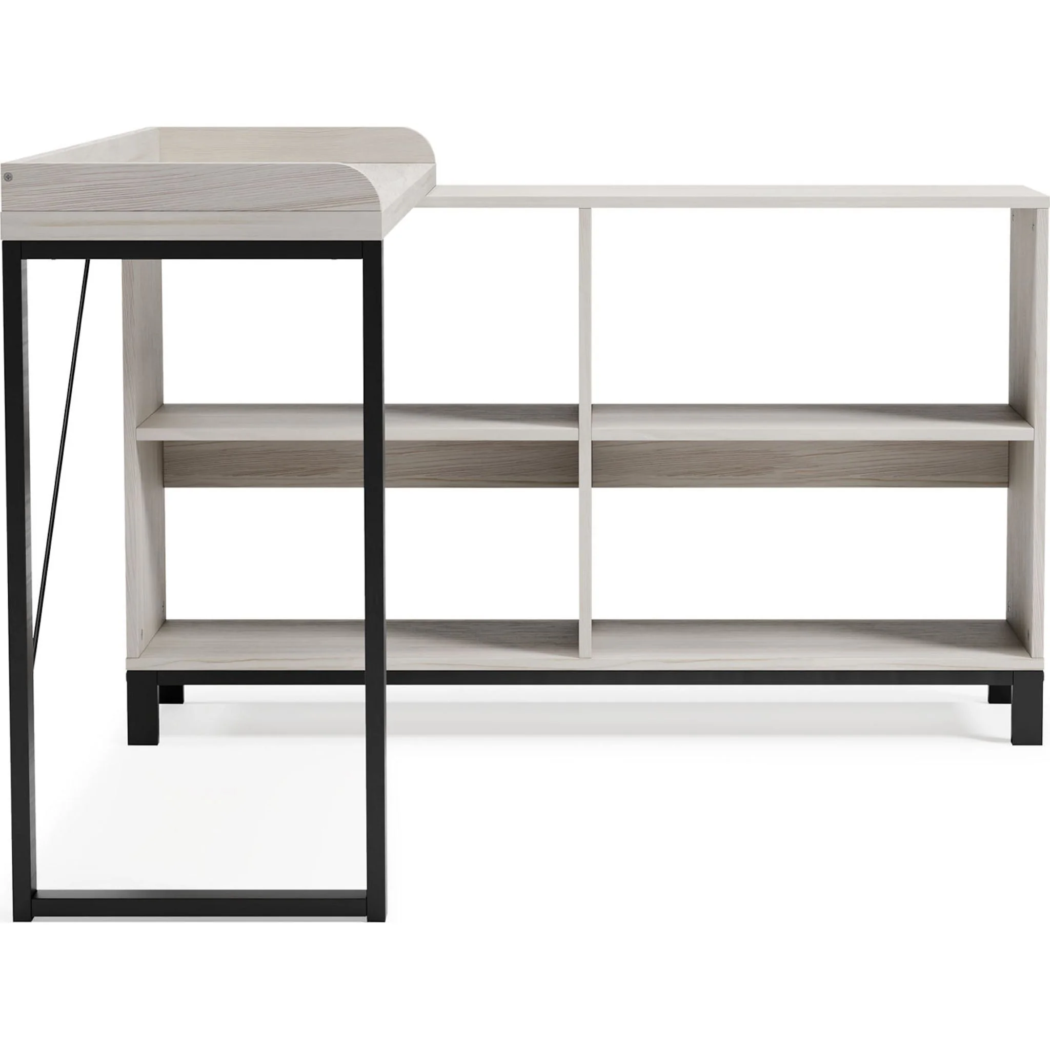 Bayflynn L-Desk - White/Black - Image 11