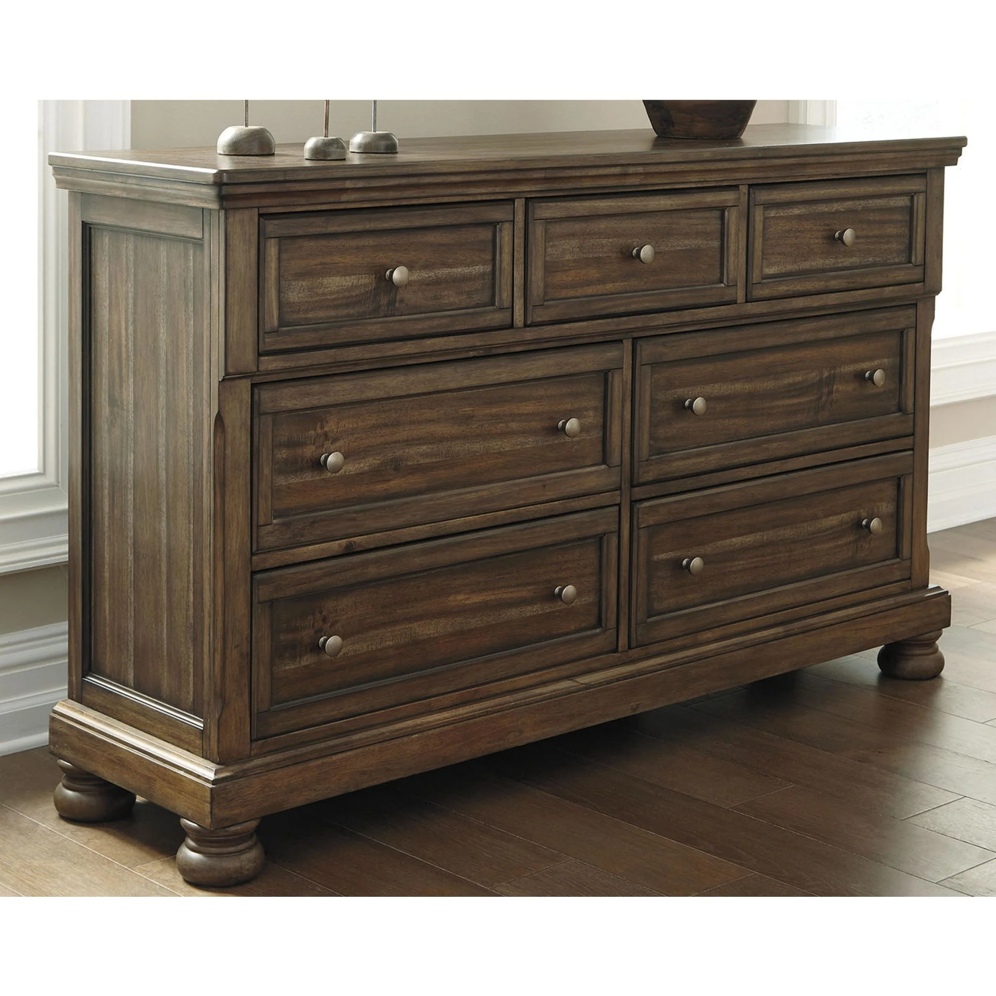 Flynnter Dresser - Medium Brown - Image 16