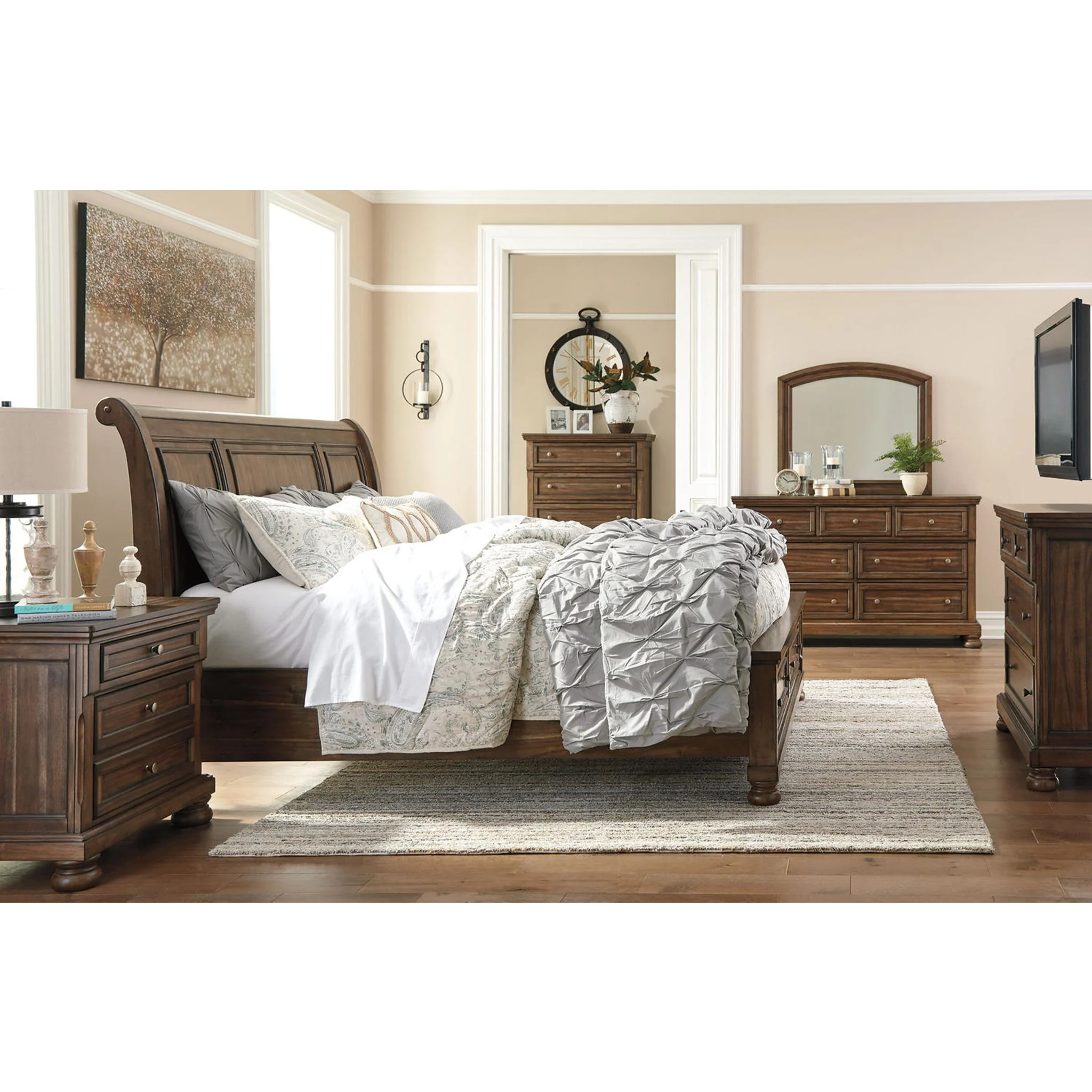 Flynnter Dresser - Medium Brown - Image 17