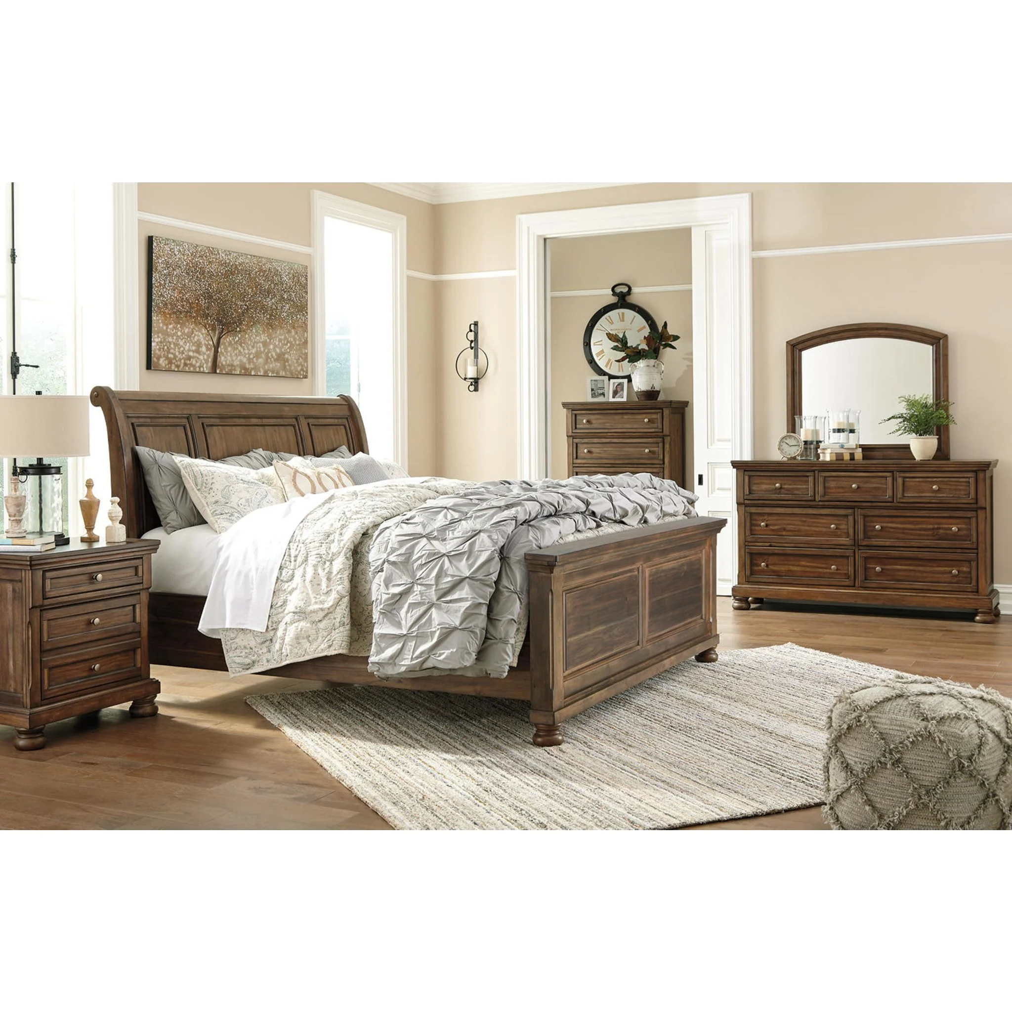 Flynnter Dresser - Medium Brown - Image 18