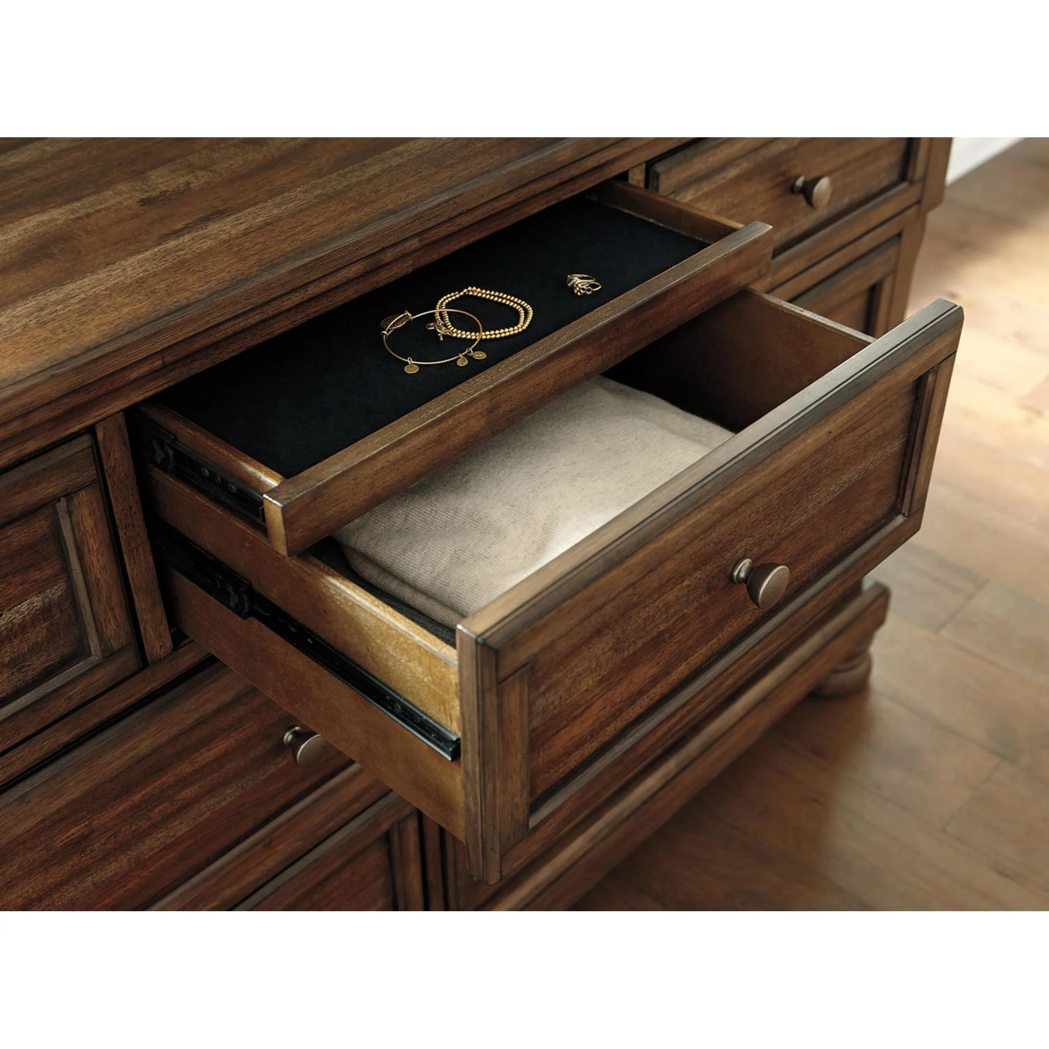 Flynnter Dresser - Medium Brown - Image 32