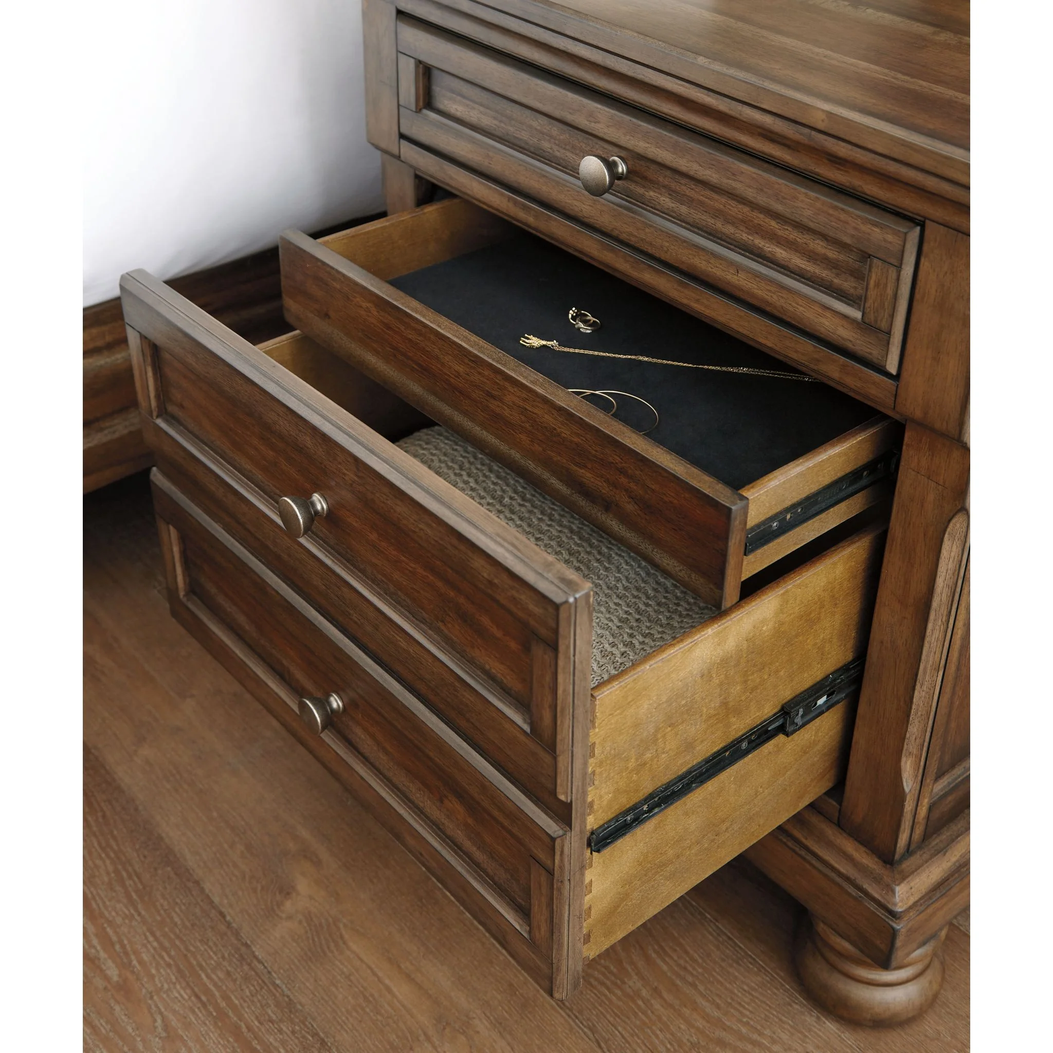 Flynnter Nightstand - Medium Brown - Image 6
