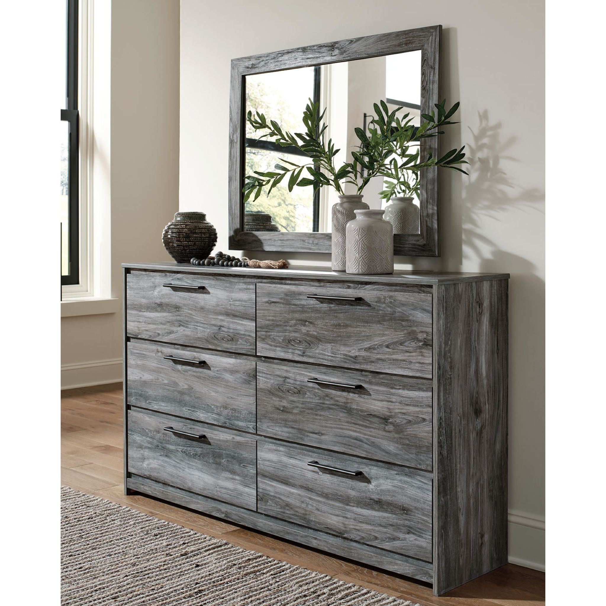 Baystorm 6 Piece Queen Bedroom - Gray - Image 2