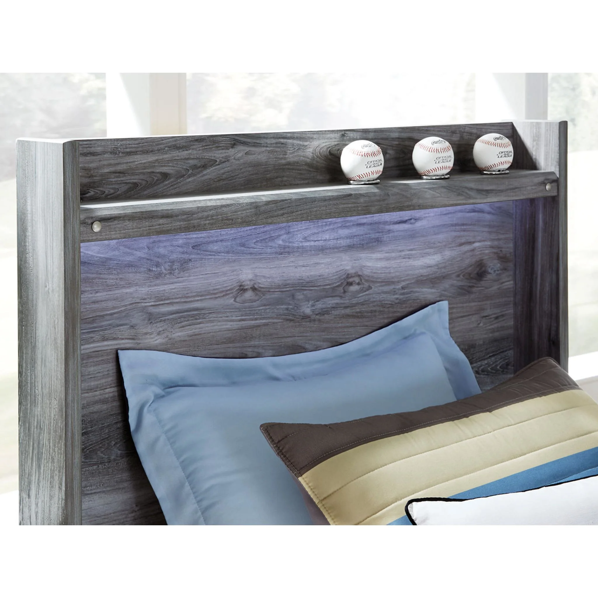 Baystorm Full Panel Headboard - Gray - Image 7