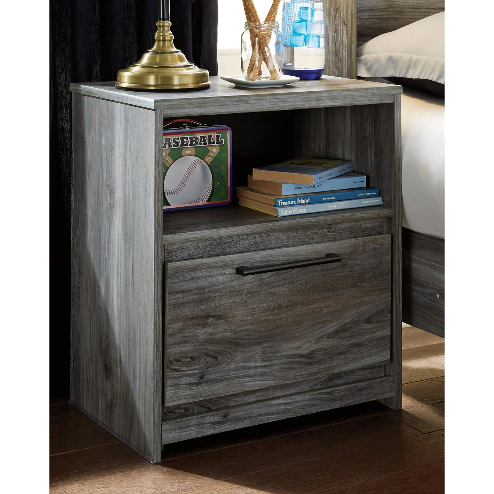 Baystorm Nightstand - Gray - Image 12