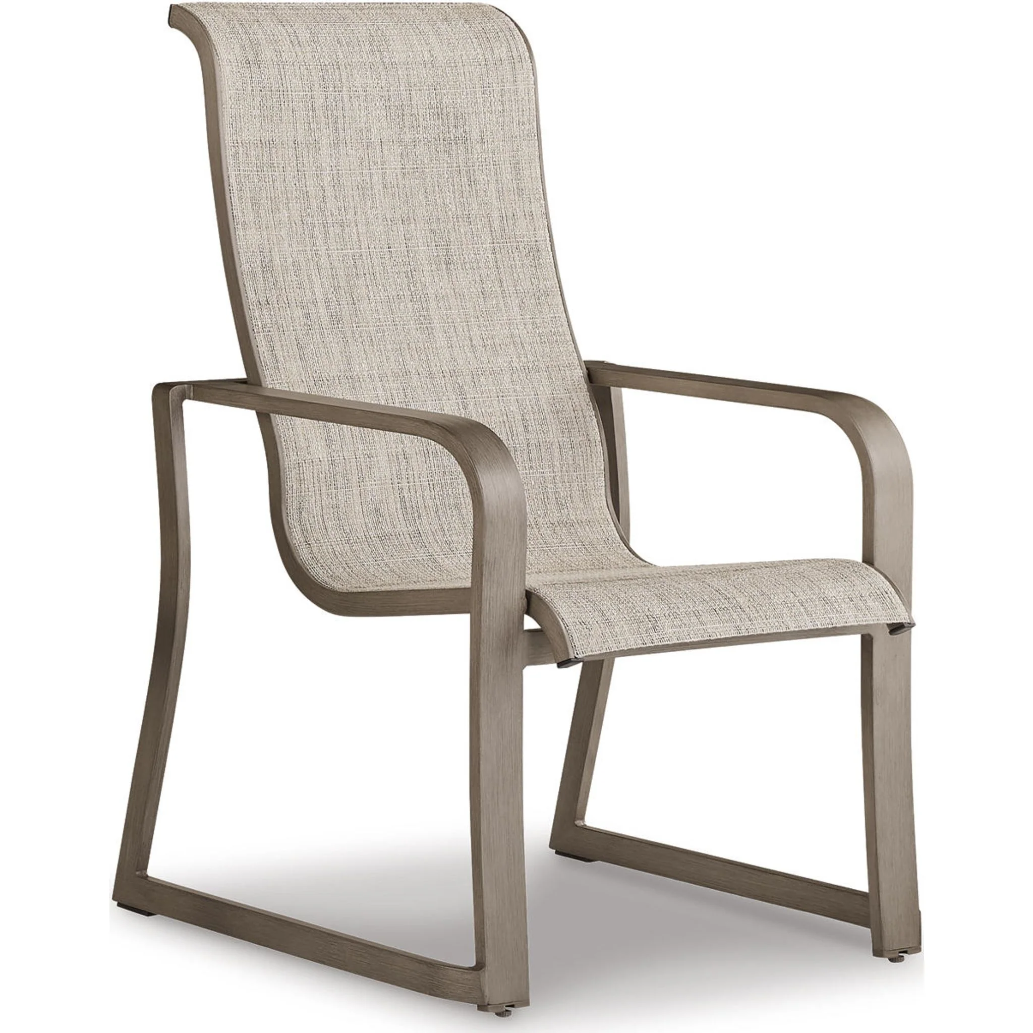 Beach Front 5 Piece Outdoor Dining Set - Beige - Image 3