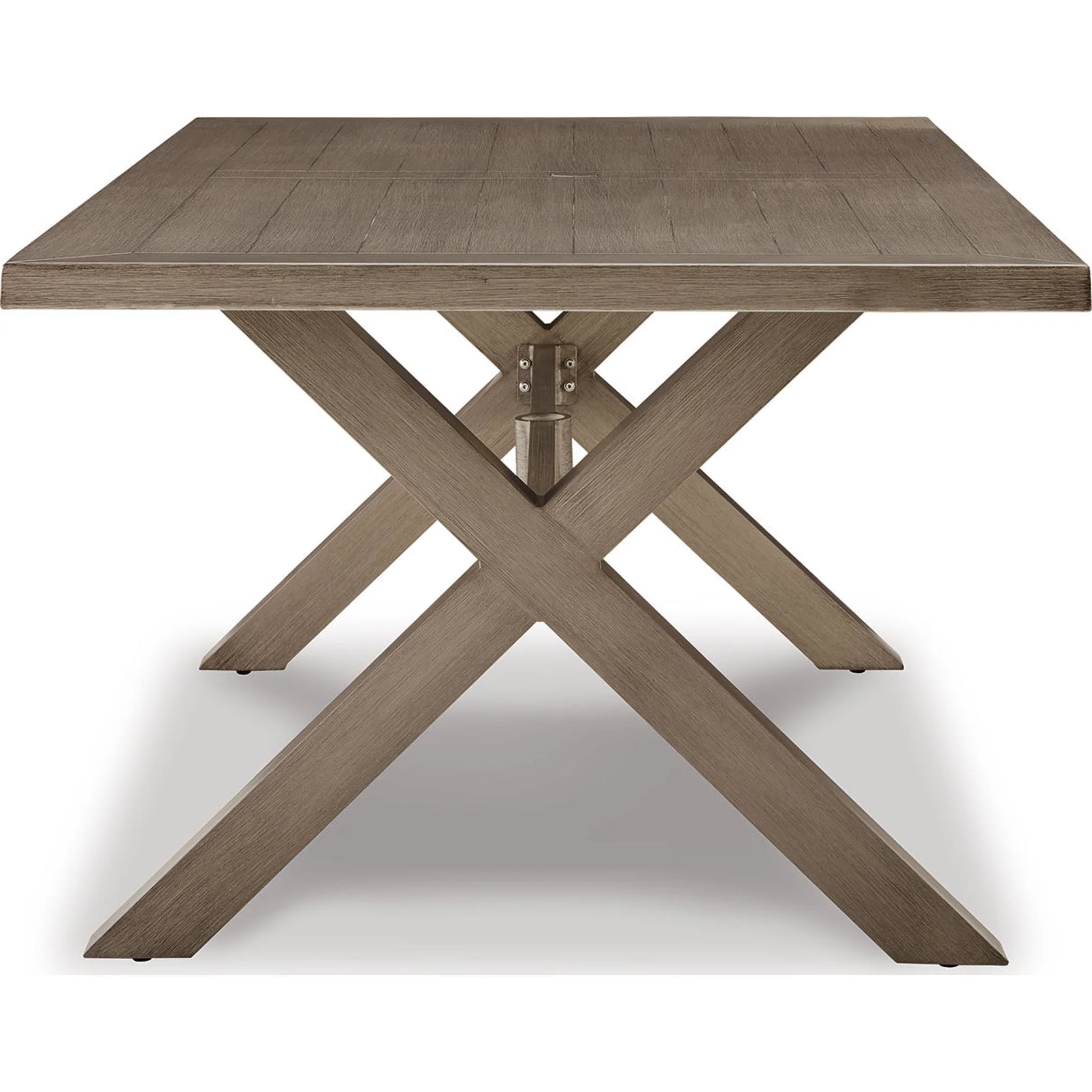 Beach Front Outdoor Rectangle Dining Table - Beige - Image 11