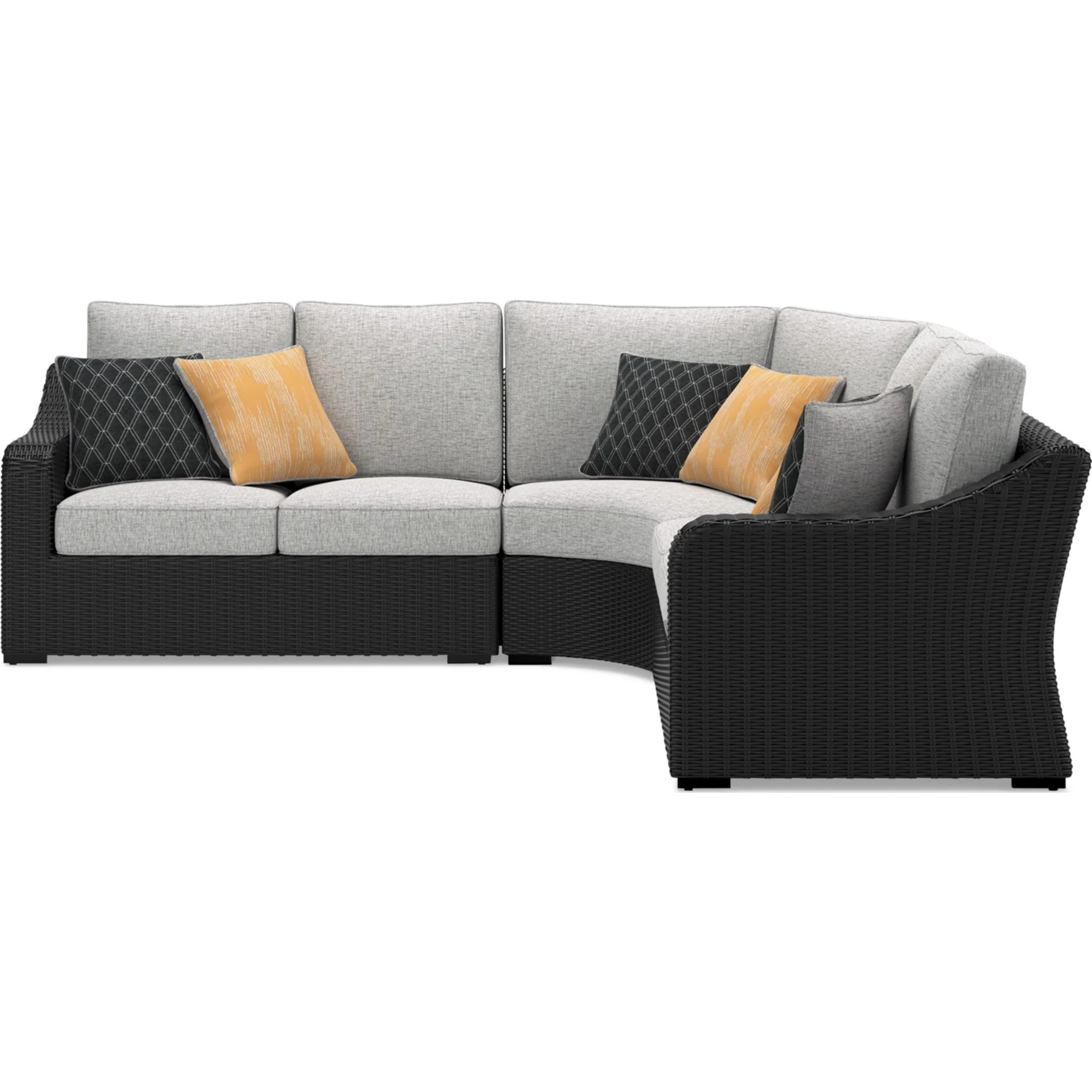 Beachcroft 3 Piece Outdoor Modular Seating - Image 3