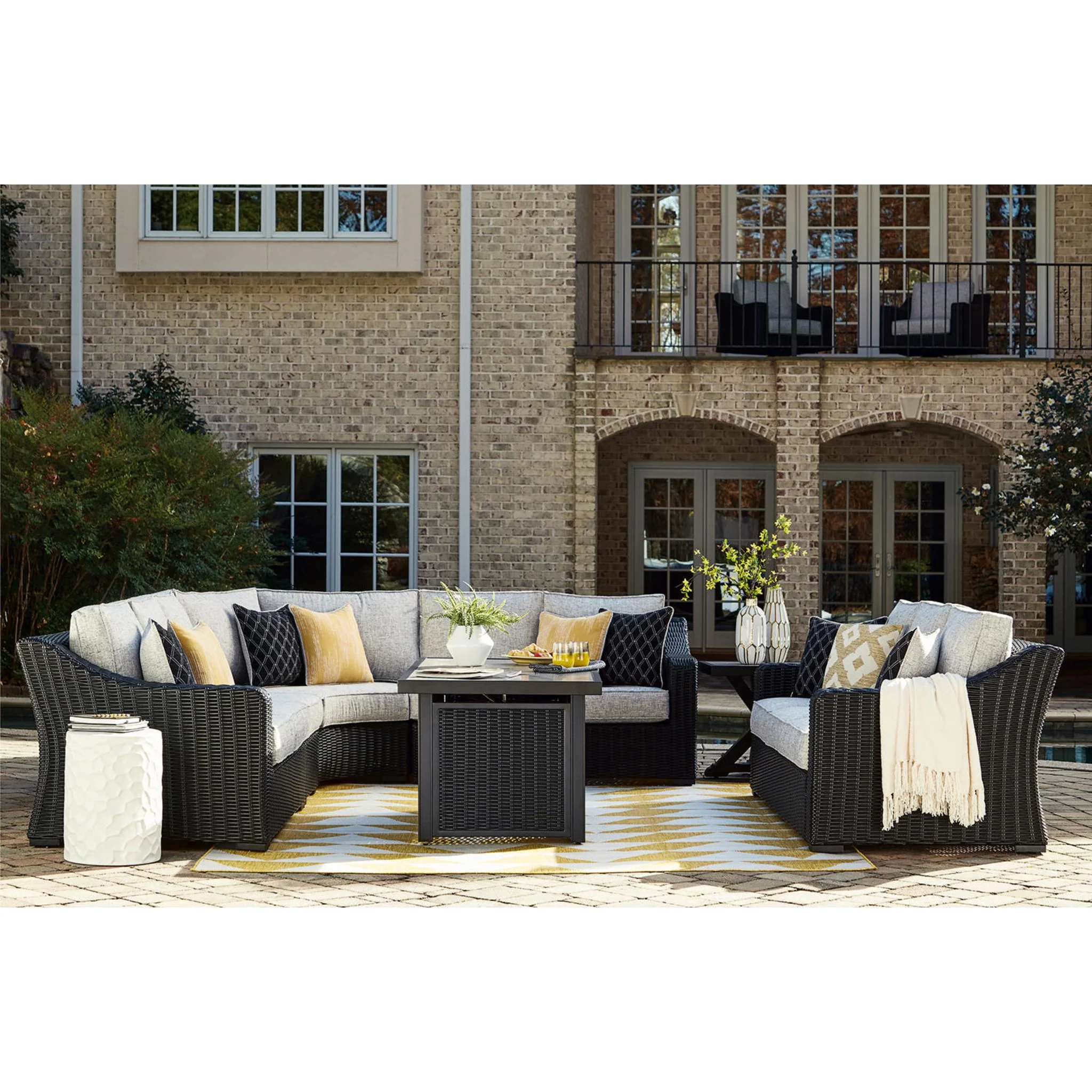 Beachcroft 3 Piece Outdoor Modular Seating - Image 8