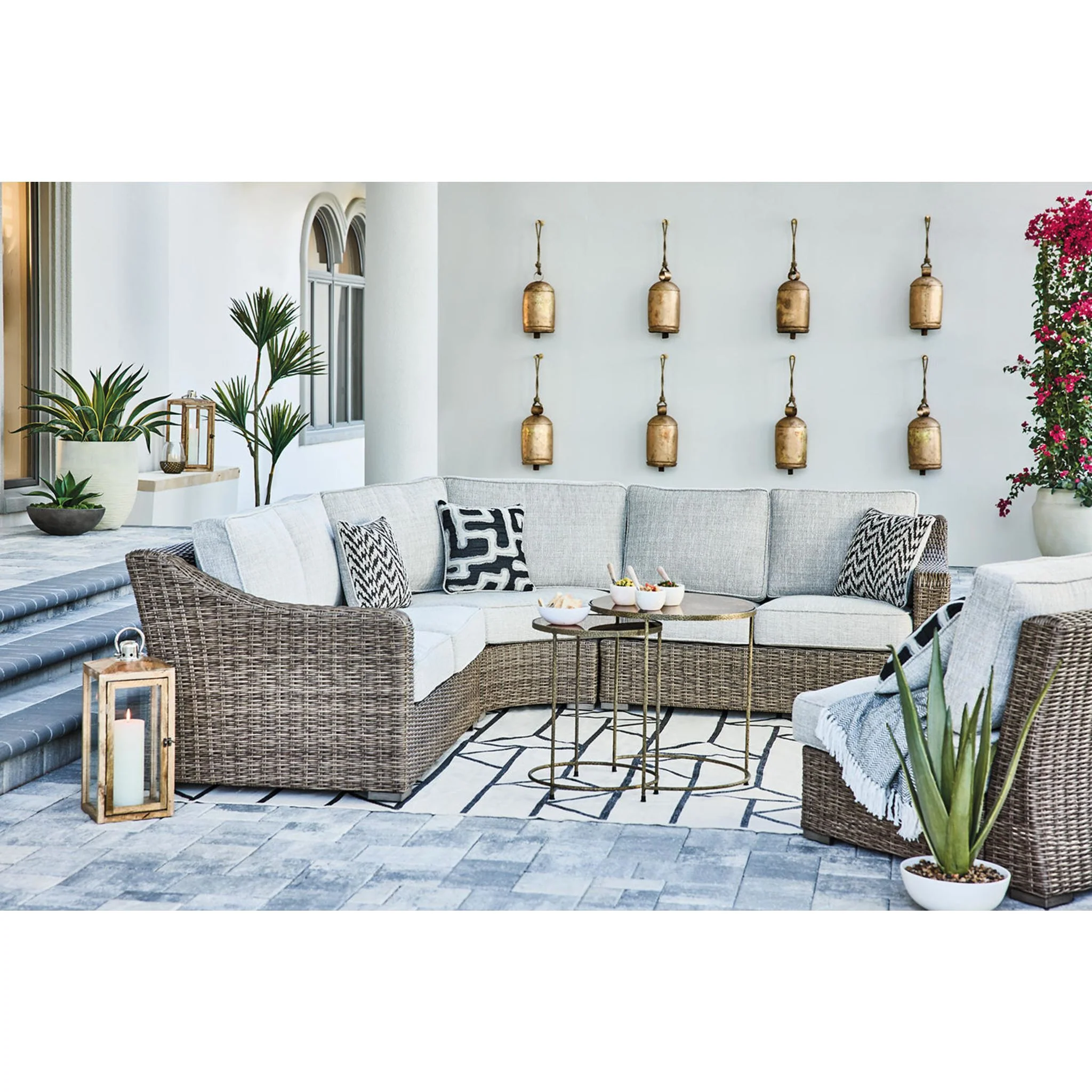 Beachcroft 3 Piece Outdoor Modular Seating - Image 10