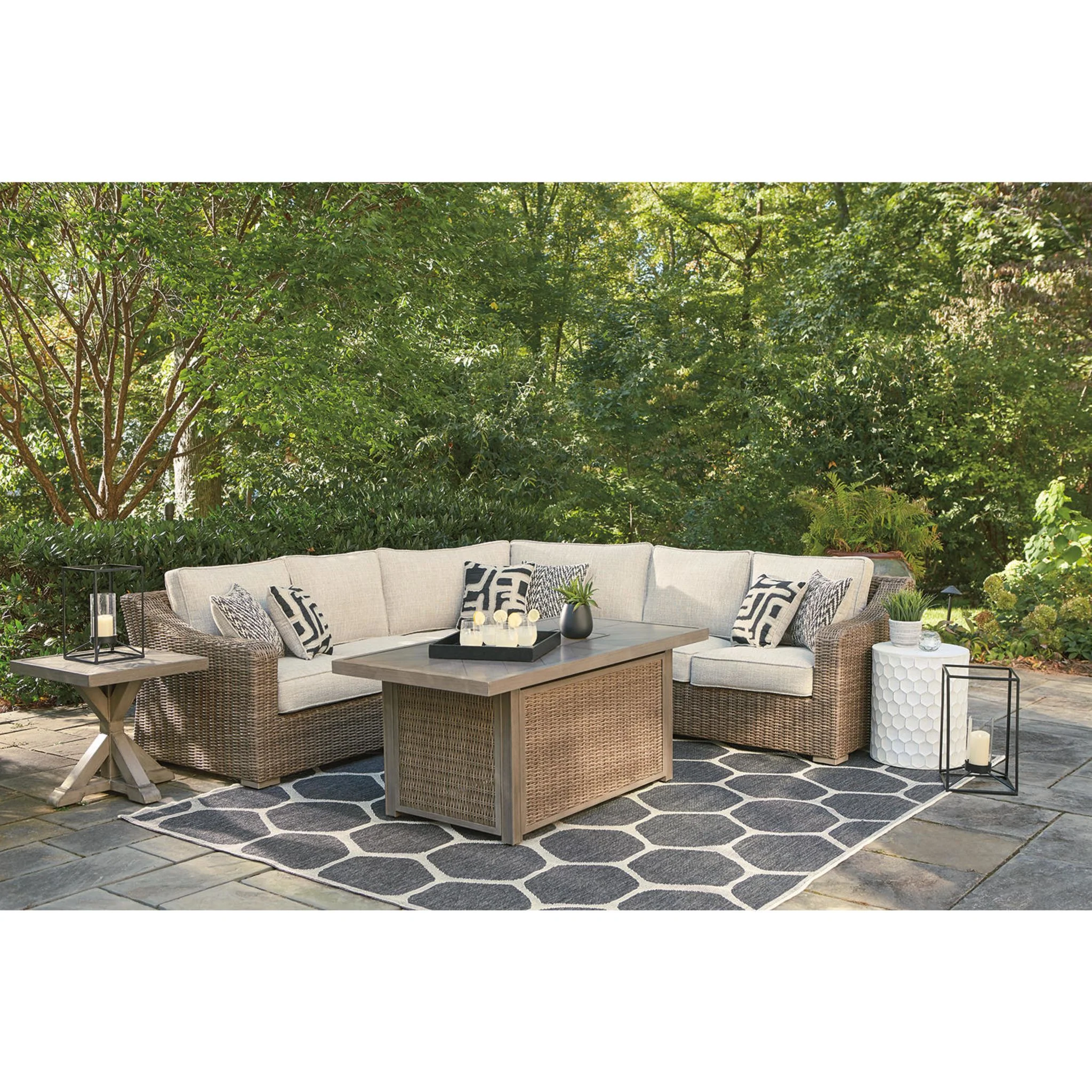 Beachcroft 3 Piece Outdoor Modular Seating - Image 20